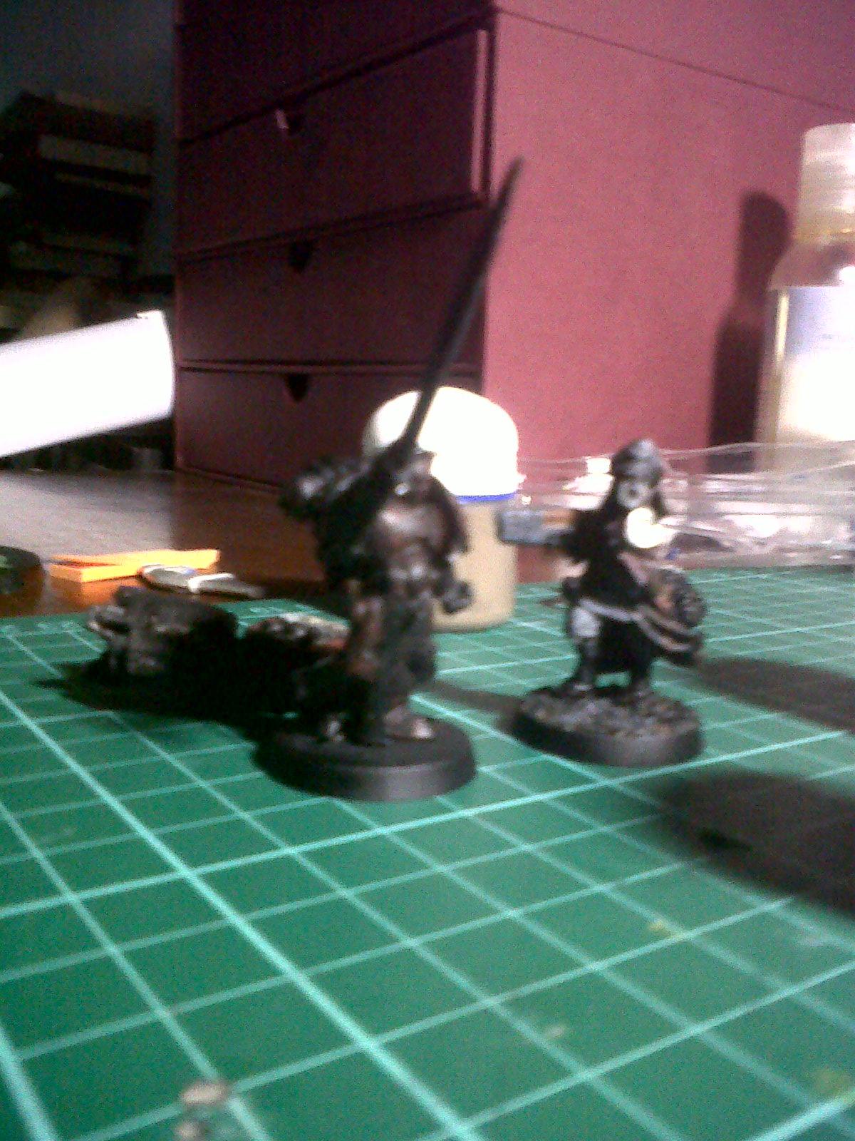 You can just make out the difficulty I am having with solid terracota on the Emp.Champ. Tips? Can I put thicker paint? 