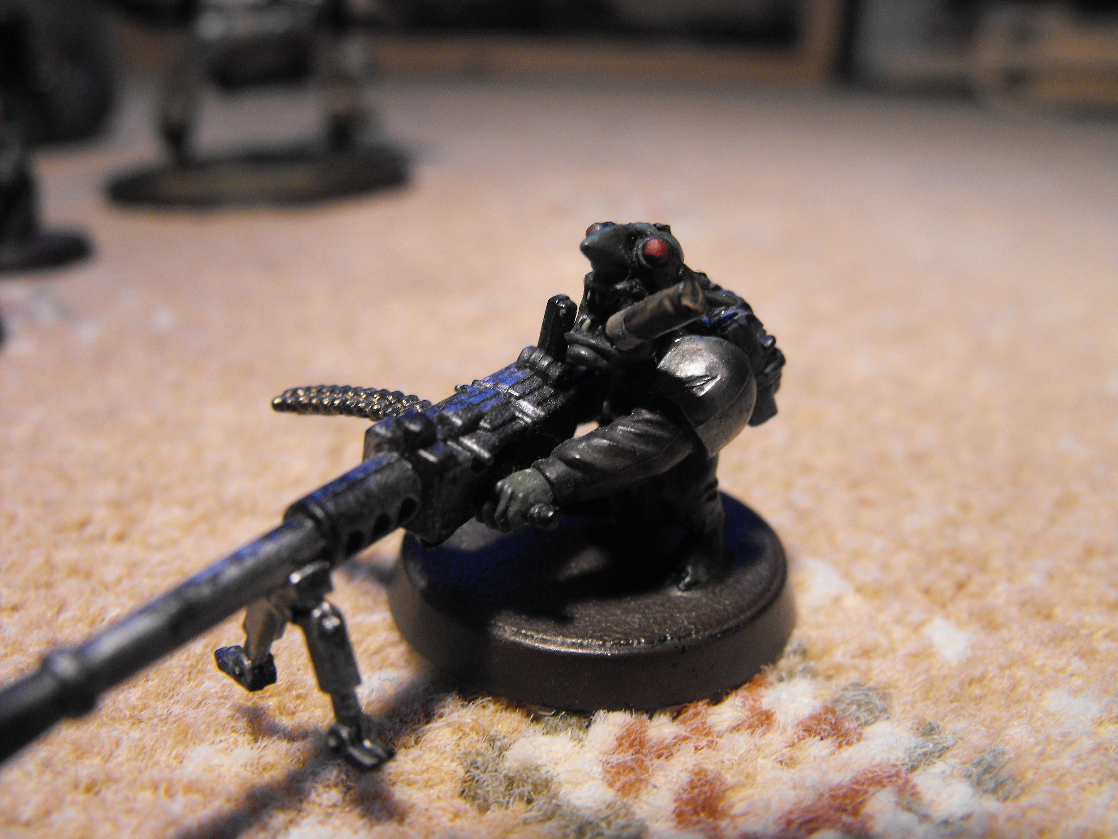 My fav, "Guardsman with Heavy Stubber" :)
