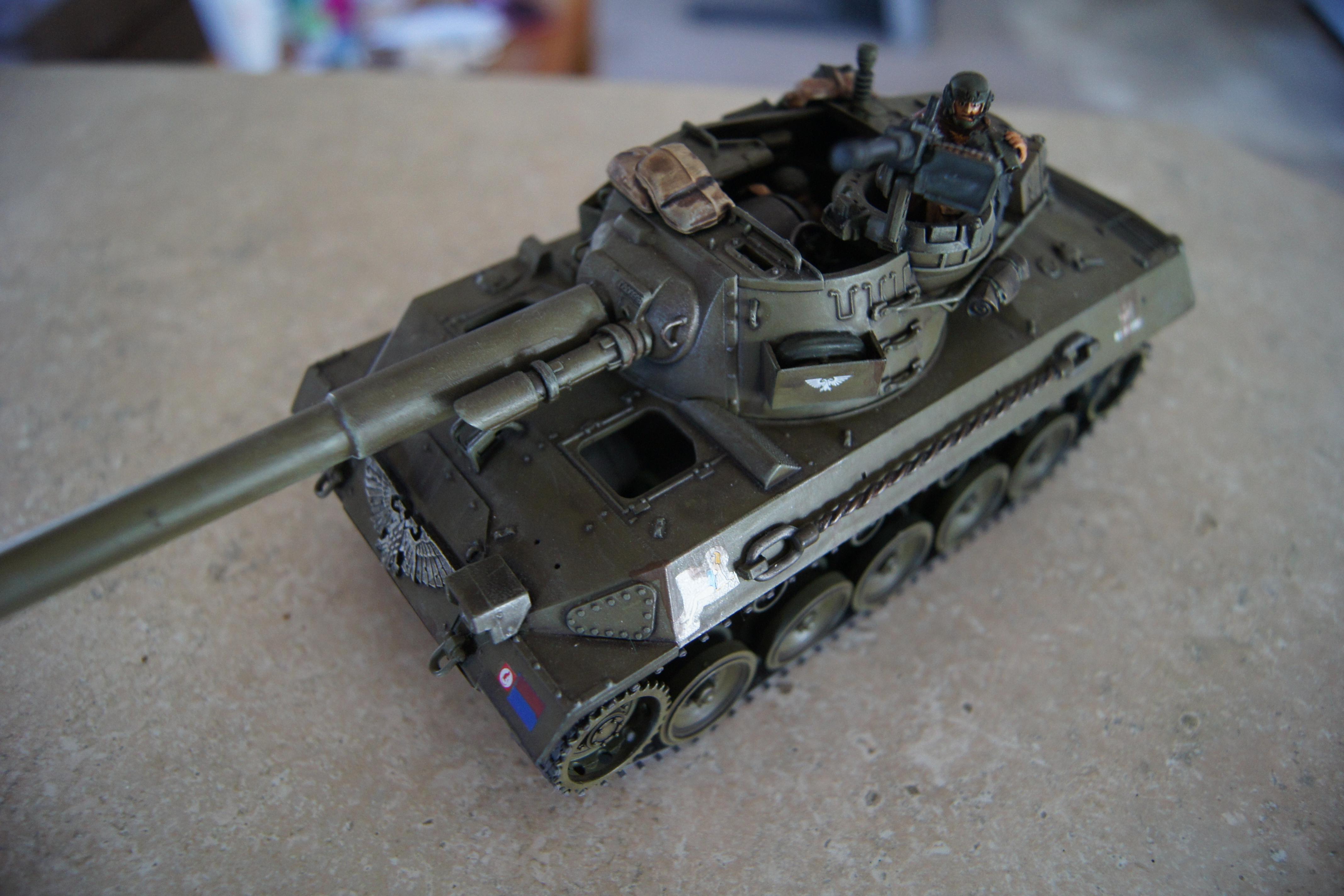 Alternate Model, Conversion, Imperial Guard, Long Barrel, Tank