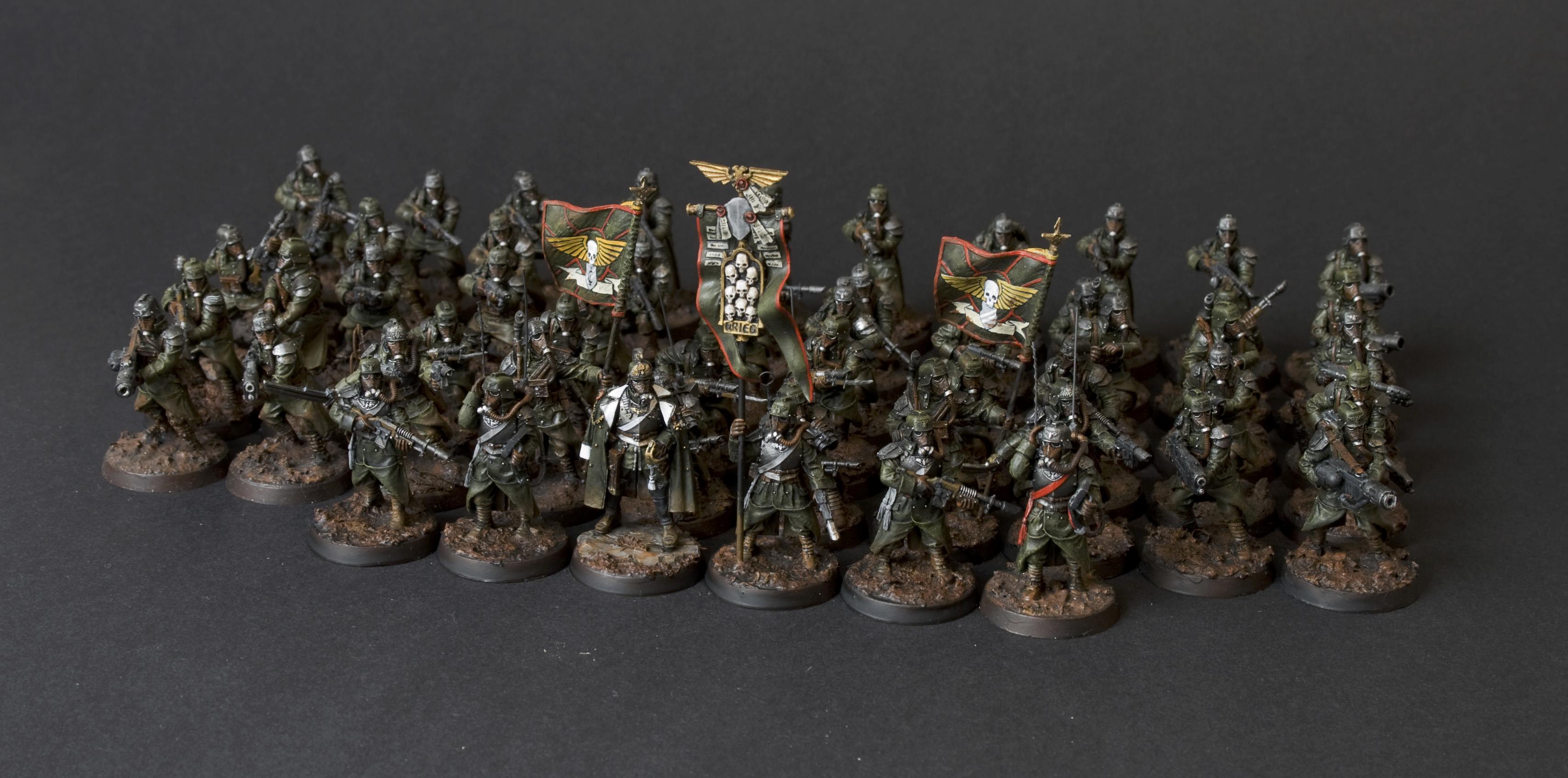 Death Korps of Krieg, Forge World, Green, Imperial Guard, Mud