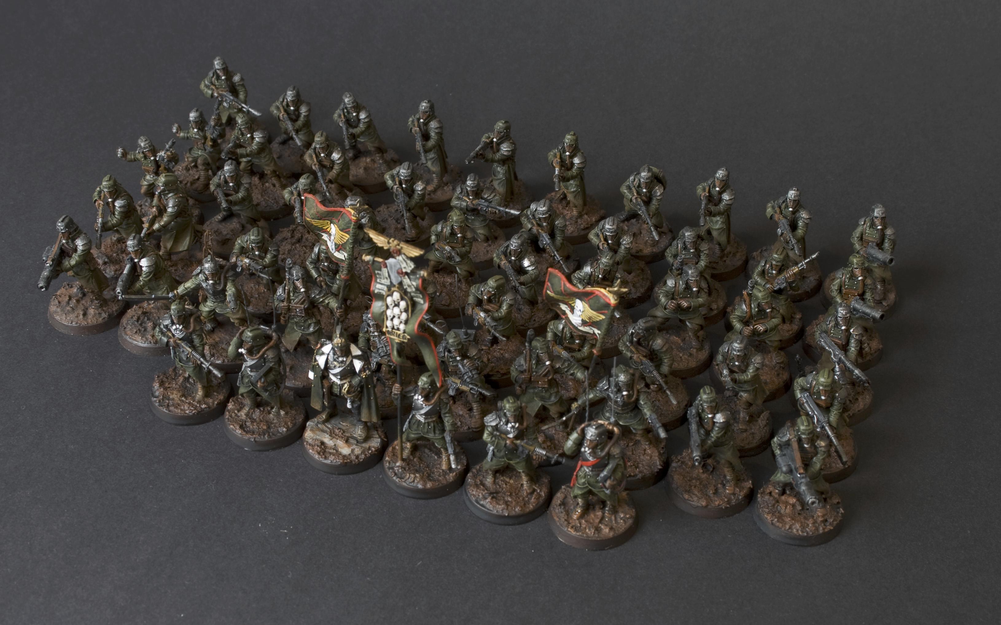 Death Korps of Krieg, Forge World, Green, Imperial Guard, Mud