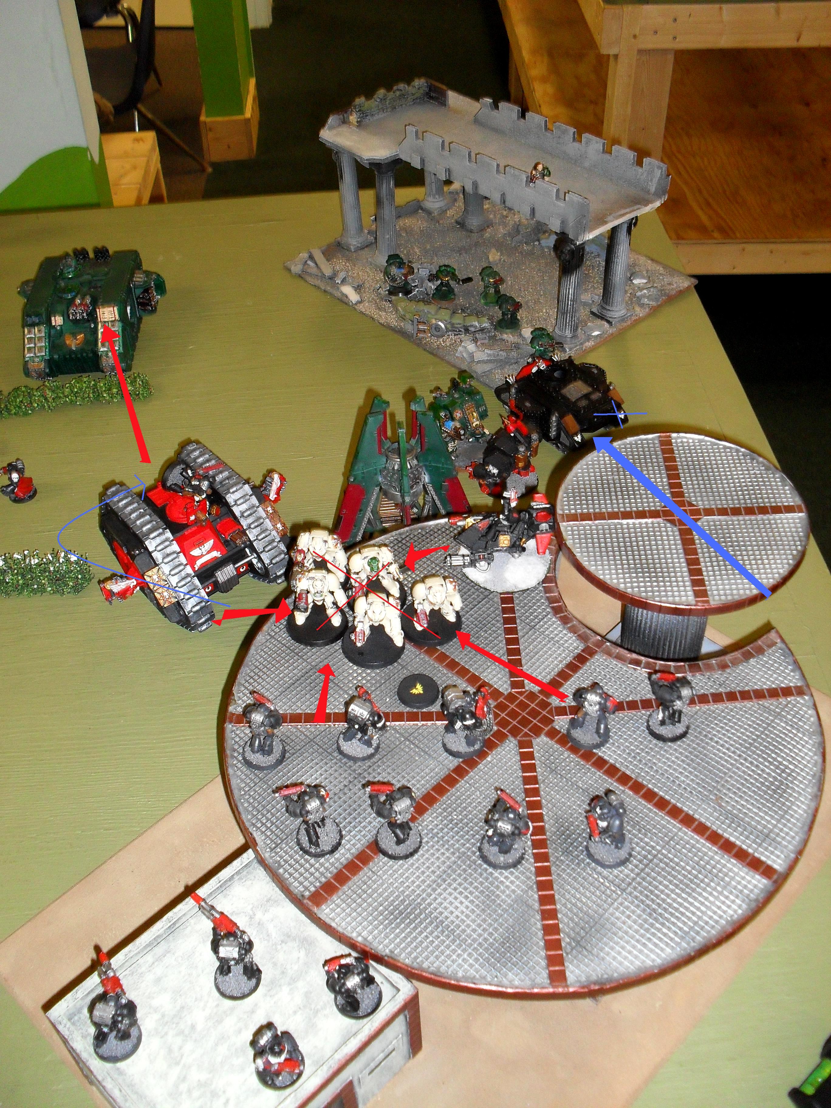 Battle Report, Blood Angels, Dark Angels