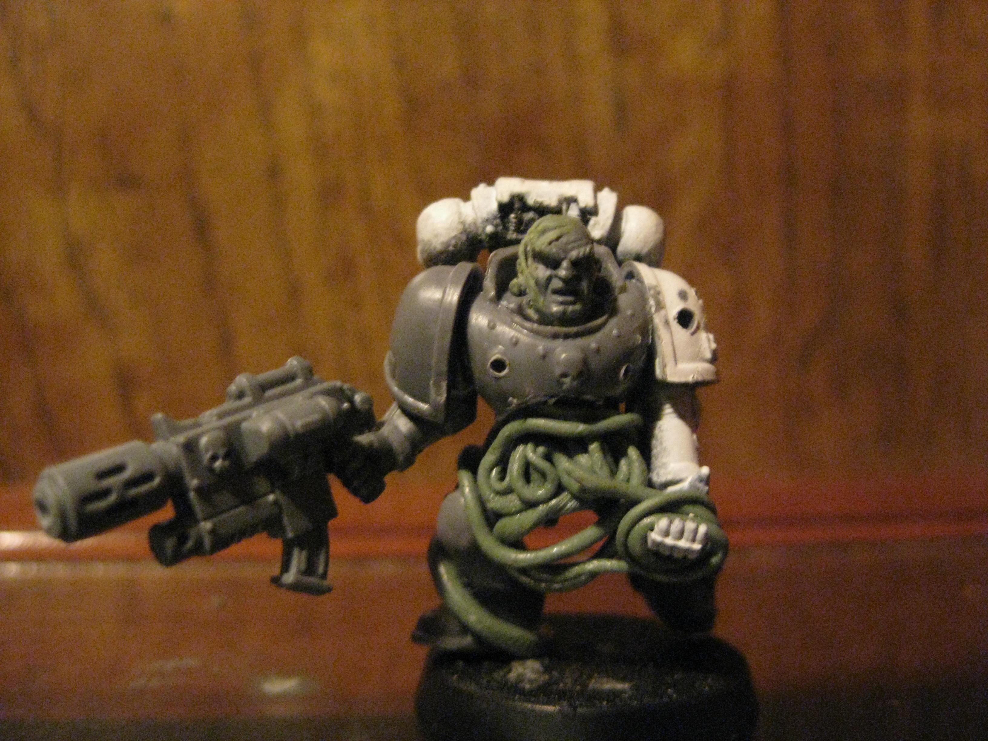 Combi-melta, Greenstuff, Space Marines, Unpainted, Warhammer 40,000
