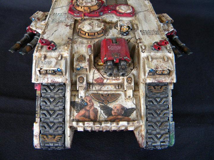 Dark, Freehand, Land Raider, Mural, Space Marines, Tank, Warhammer 40,000