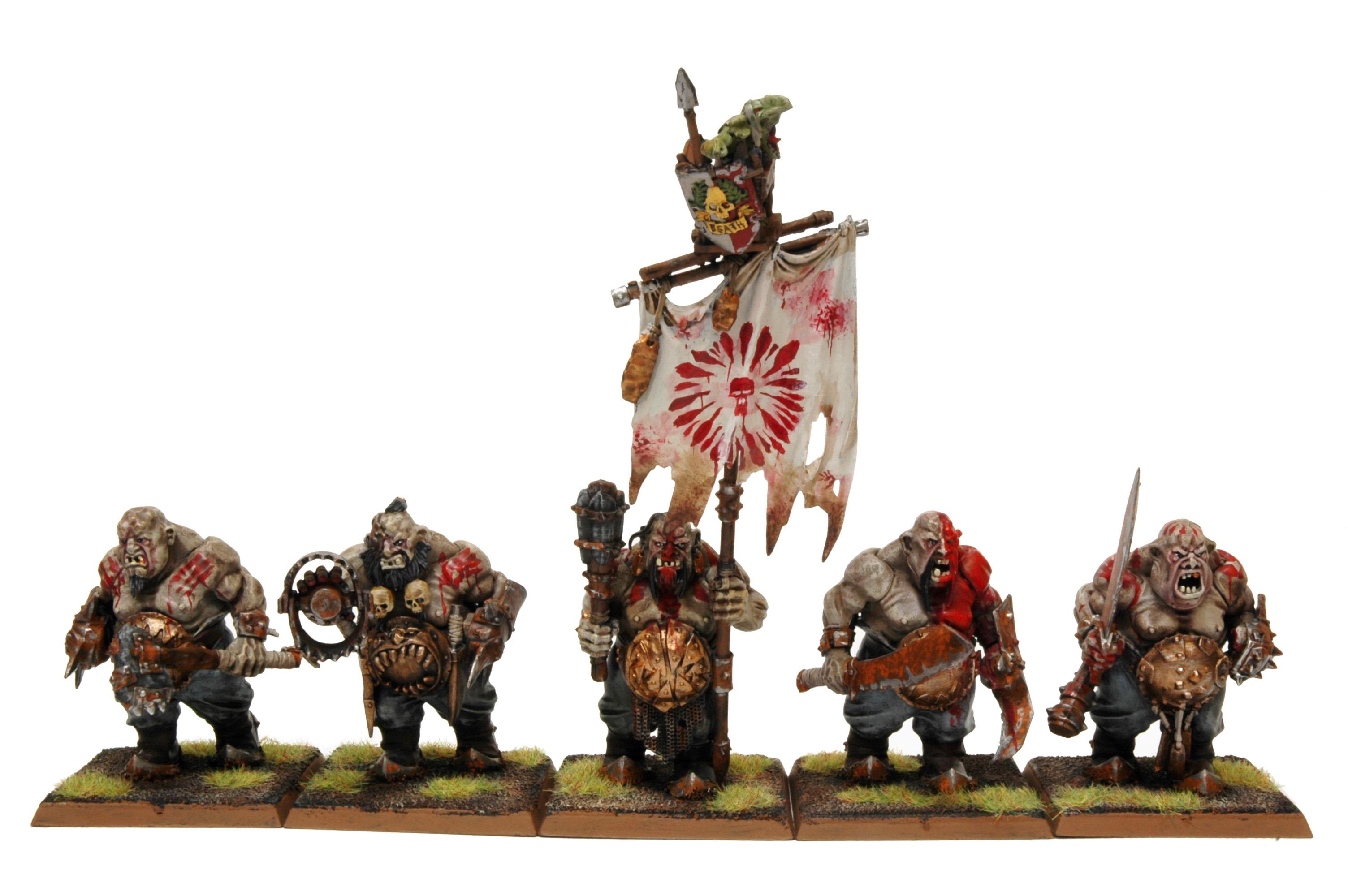 Bulls, Butcher, Ironguts, Kingdom, Leadbelcher, Ogres, Warpaint