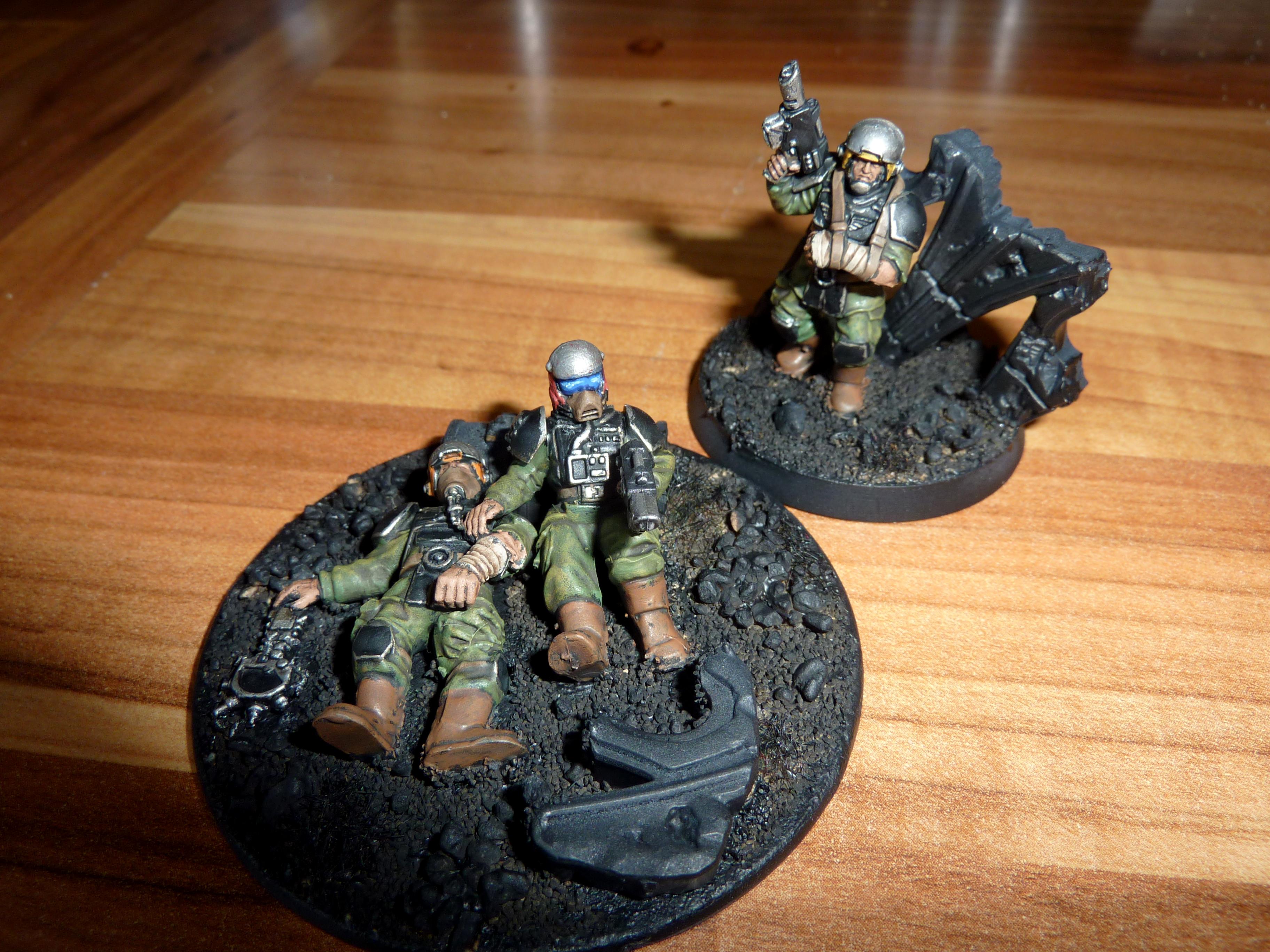 Imperial Guard, Objective Marker, Wounded