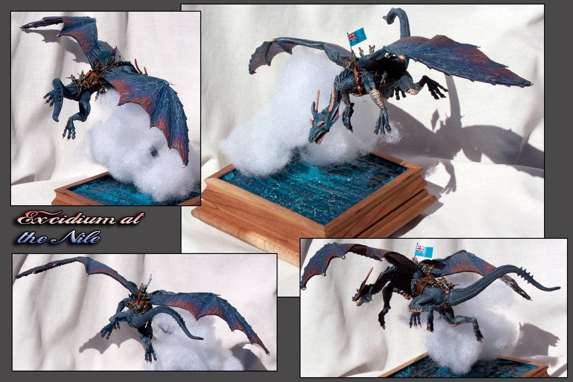 Diorama, Dragon, Flying, Temeraire