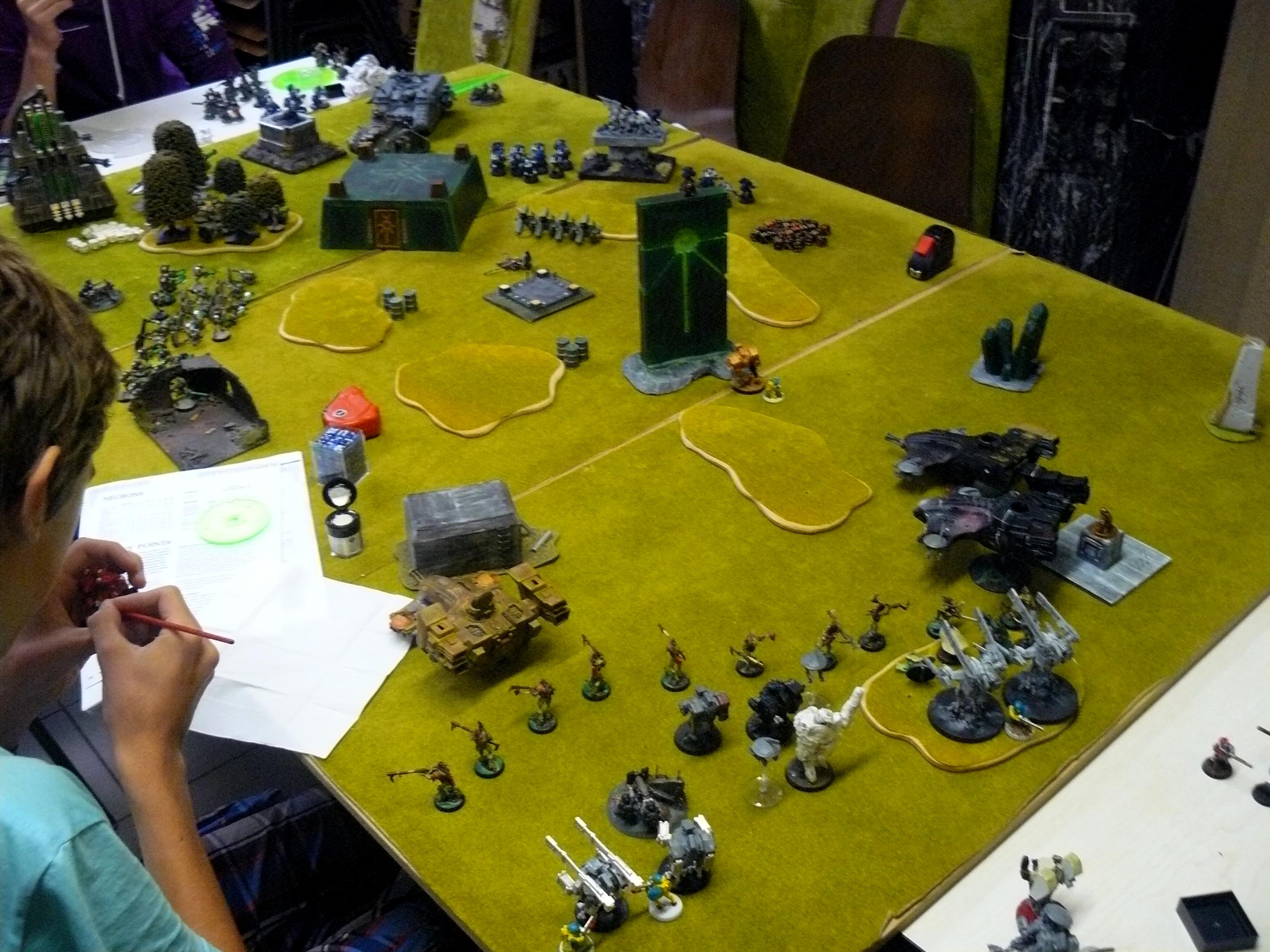 Battle Report, Necrons, Tau, Terrain