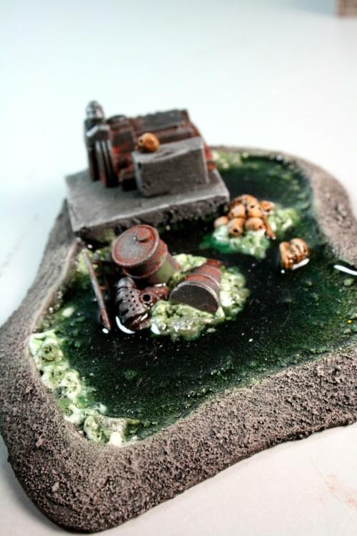 Goo, Orks, Pipeline, Rust, Space Ork, Terrain, Toxic, Waste