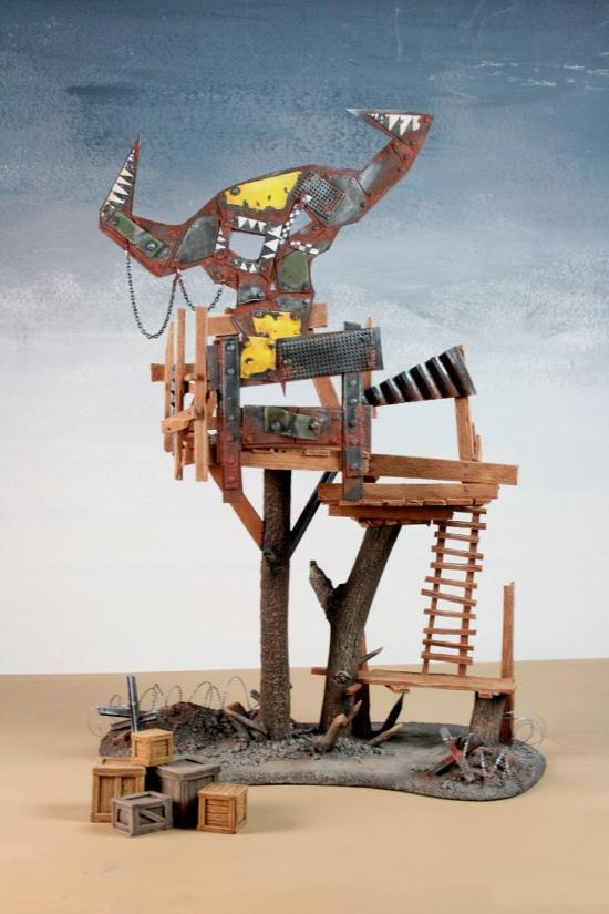 Orks, Space Ork, Terrain, Tower, Waagh