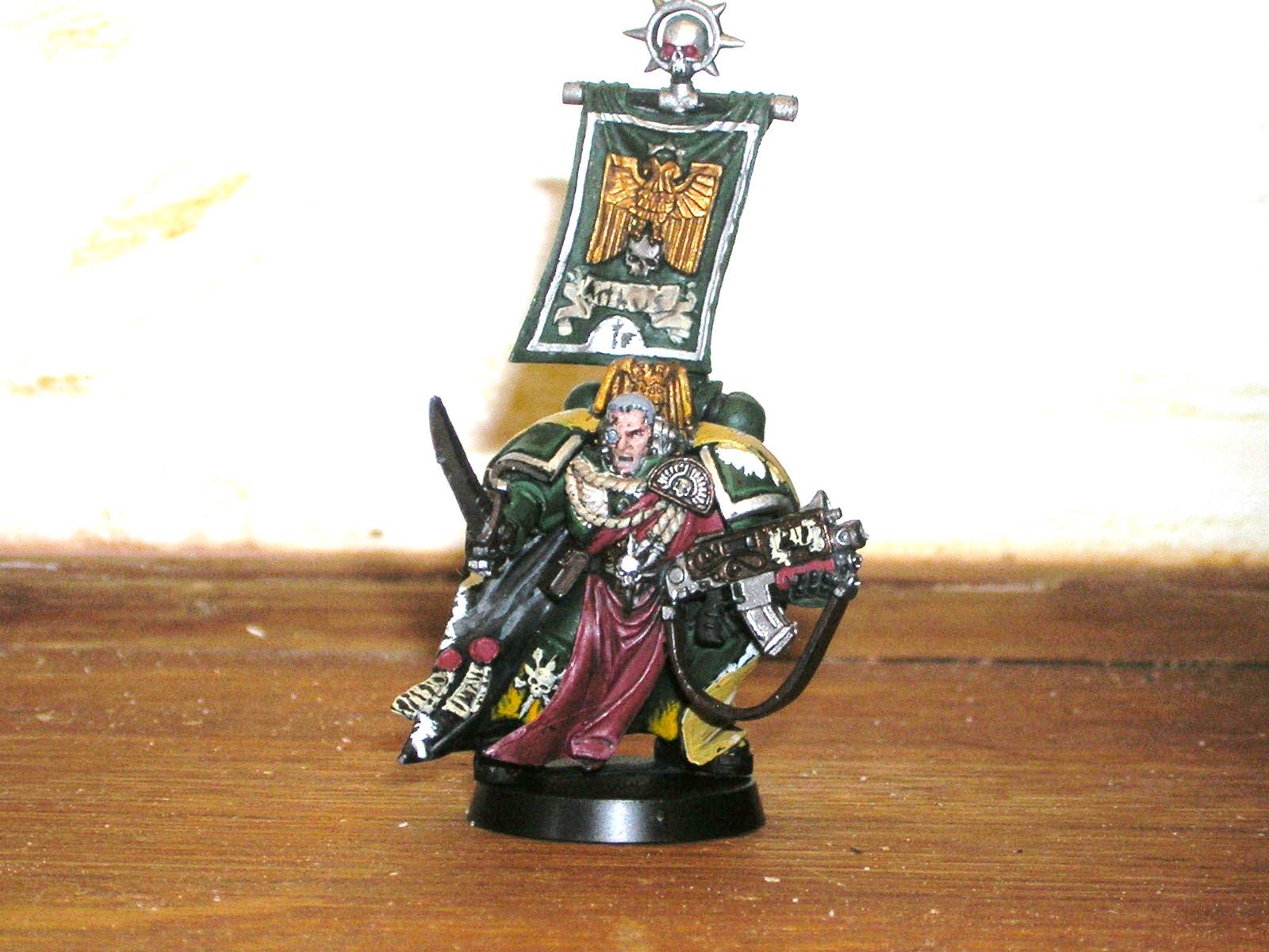 Back Banner, Bolter, Dark Angels; Chapter Master, Sword