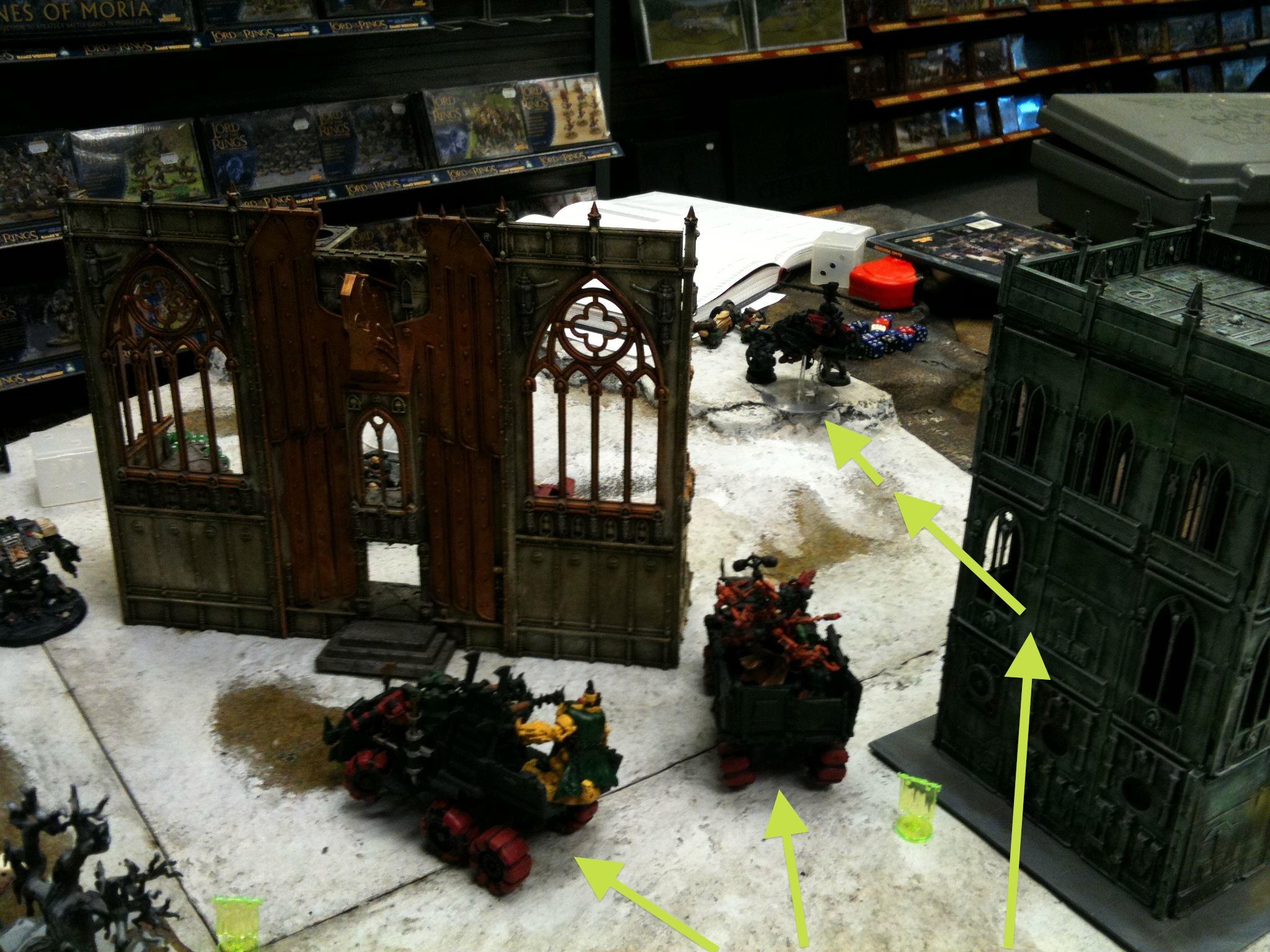 Battle Report, Da Ork Angelz, Dark Angels, Orks