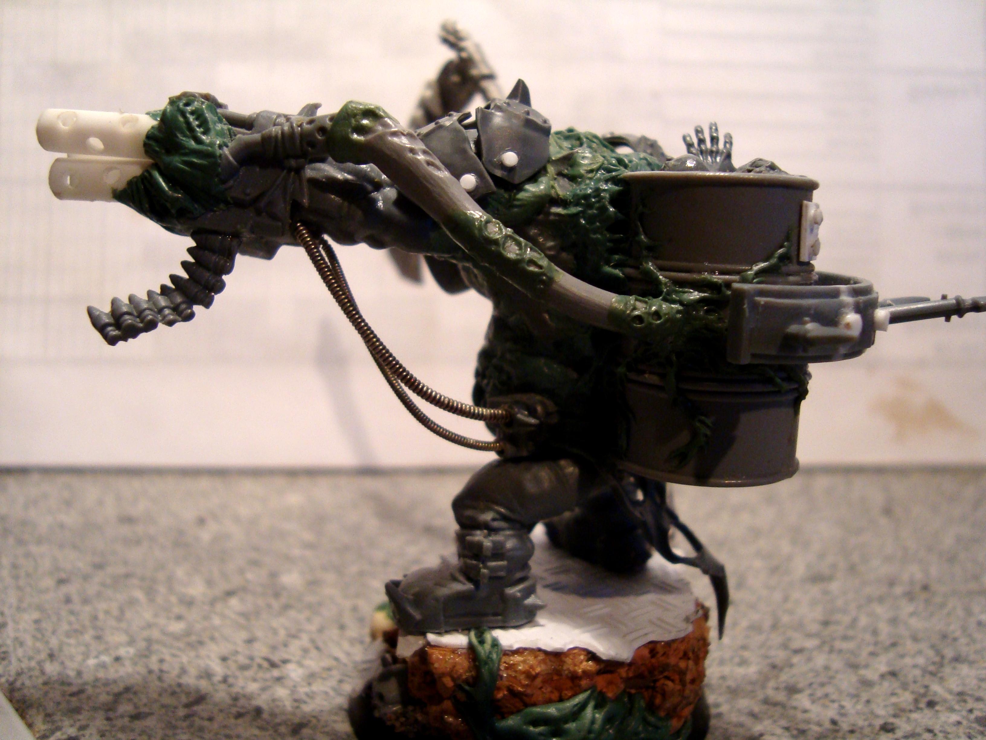 Chaos, Conversion, Greenstuff, Nurgle, Obliterators, Orks, Space, Space Marines, Warhammer 40,000, Warhammer Fantasy