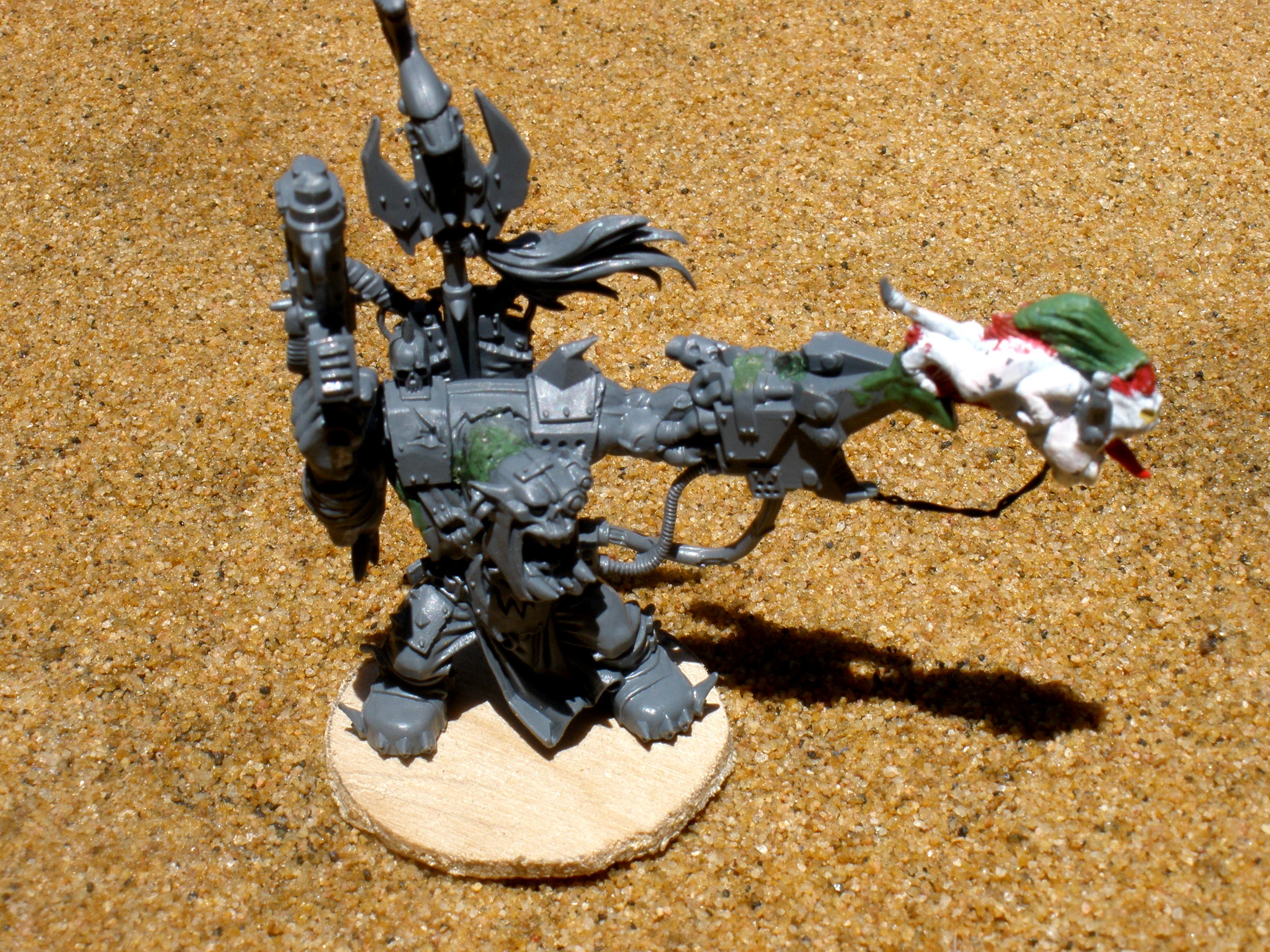 Boss, Conversion, Greenstuff, Orks, Squigs, Warboss, Work In Progress