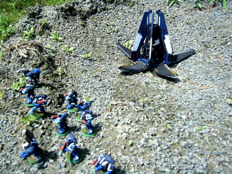 Diorama, Space Marines, Ultramarines, Warhammer 40,000