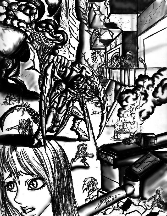 Artwork, Tyranids, Warhammer 40,000