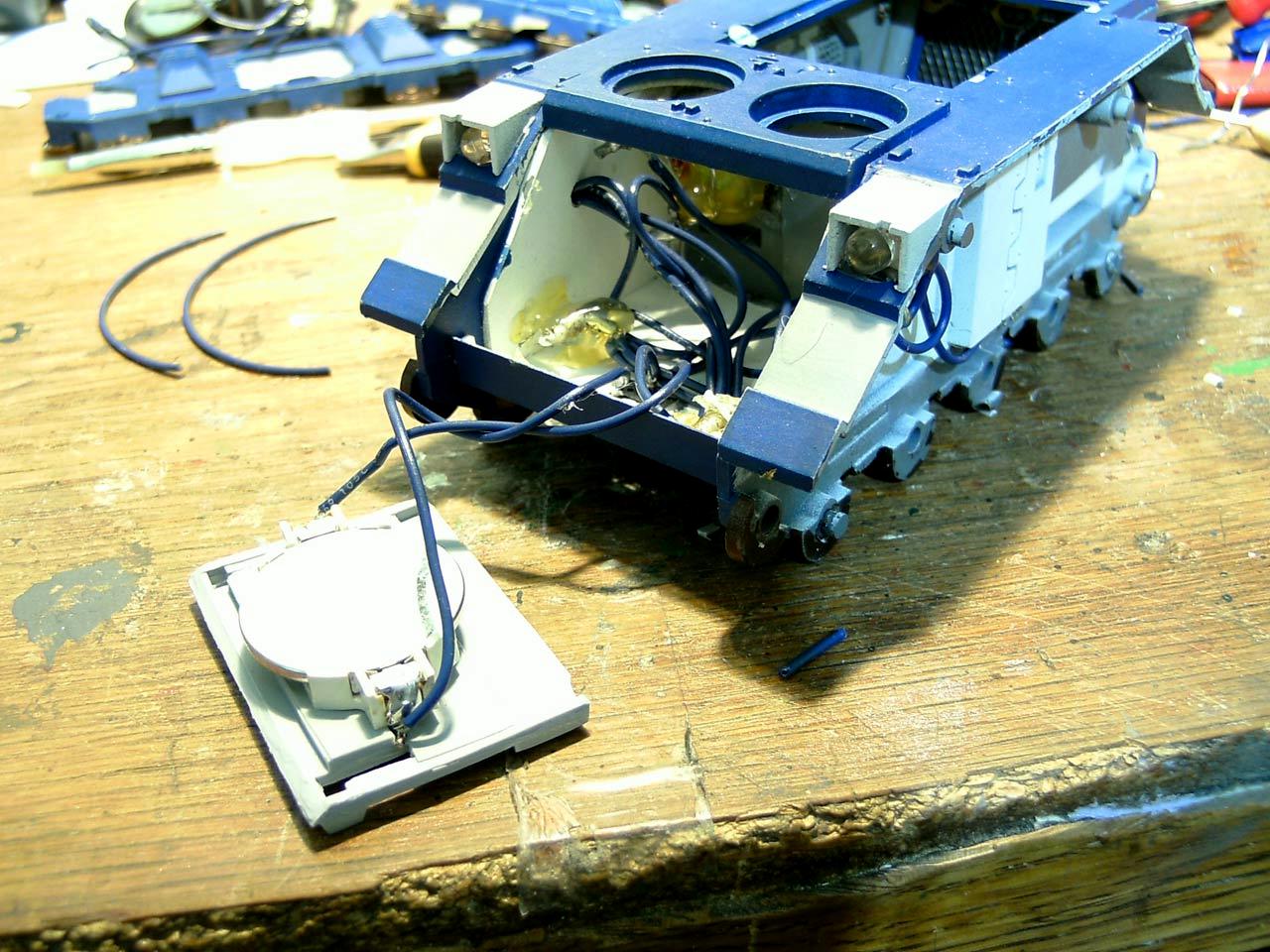 LED, Lighting, Rhino, Space Marines, Ultramarines, Warhammer 40,000, Work In Progress
