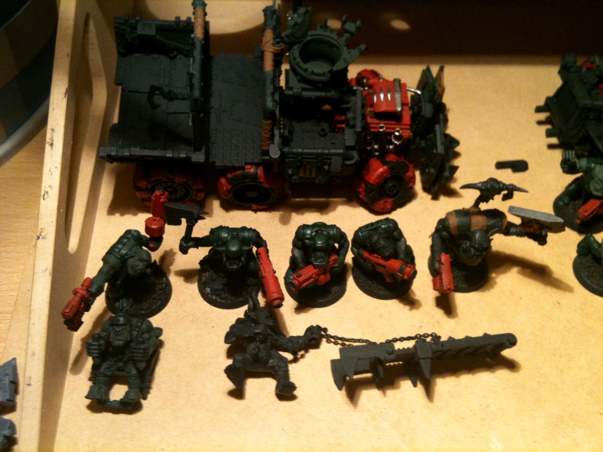 Da Dark Angelz, Orks, Work In Progress