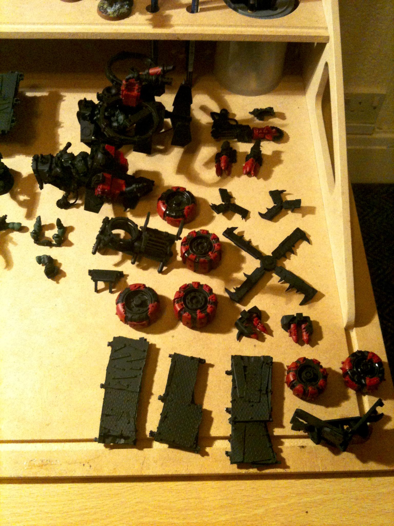 Da Dark Angelz, Orks, Work In Progress