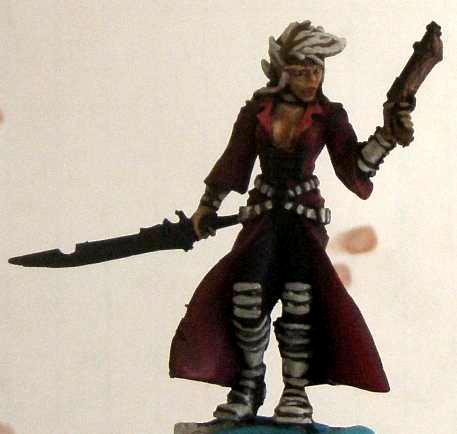 Bounty Huntress, Malifaux, Outcasts, Viktoria, Work In Progress, Wyrd
