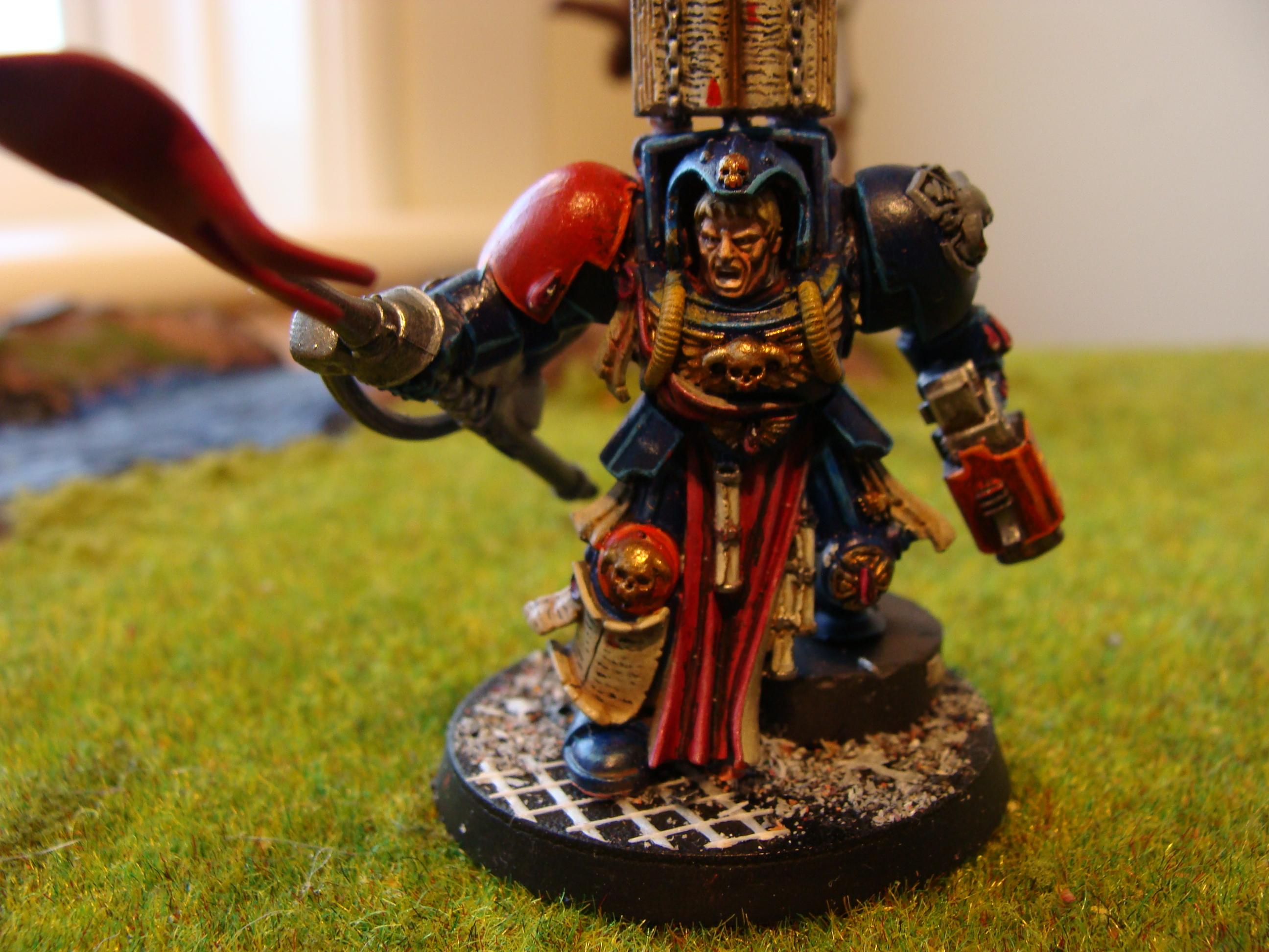 Blood Angels, Librarian In Terminator Armor, Space Hulk, Space Marines
