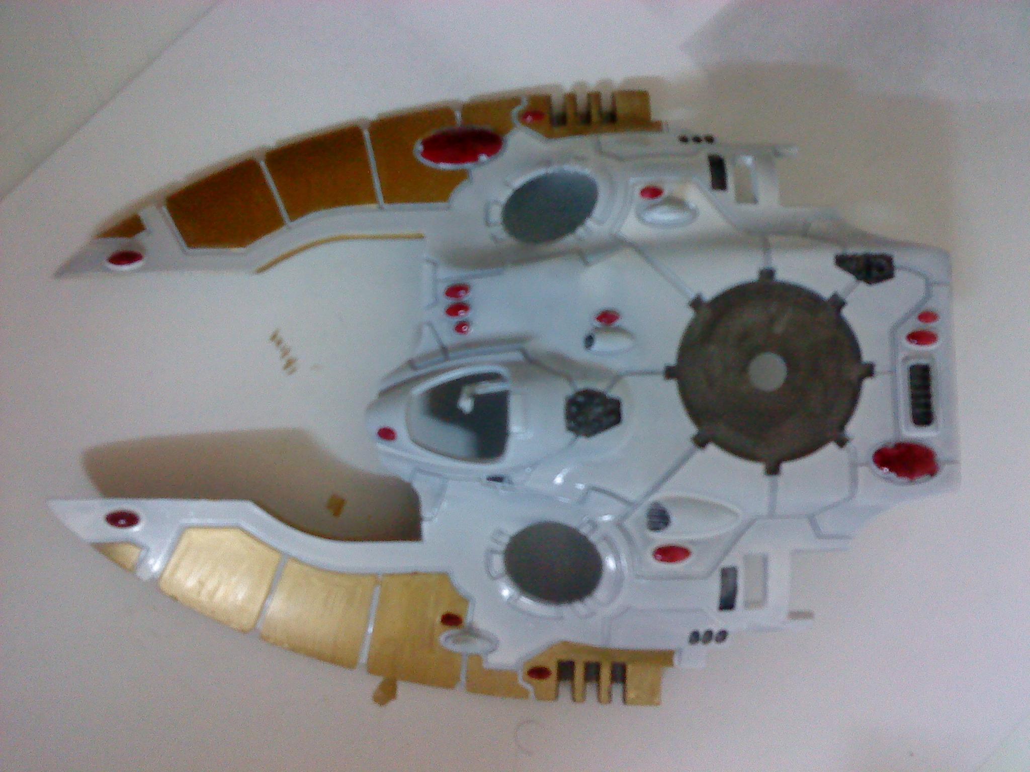 Avalon, Conversion, Eldar, Falcon, Gold, Grav Tank, Project, Red