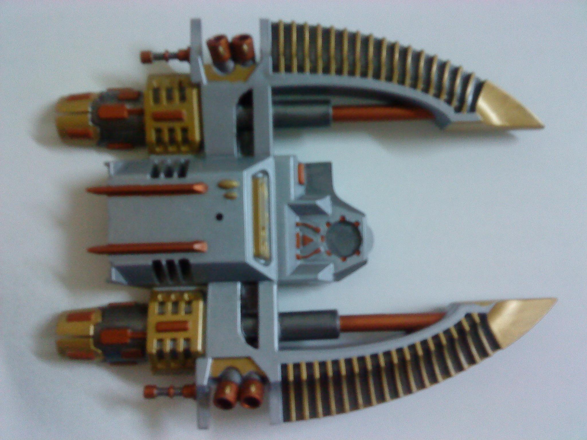 Avalon, Conversion, Eldar, Falcon, Gold, Grav Tank, Project, Red