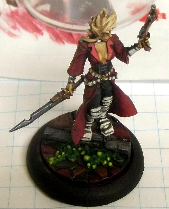 Bounty Huntress, Malifaux, Outcasts, Viktoria, Work In Progress, Wyrd