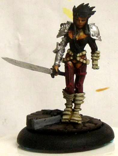 Malifaux, Outcasts, Sword Mistress, Viktoria, Work In Progress, Wyrd