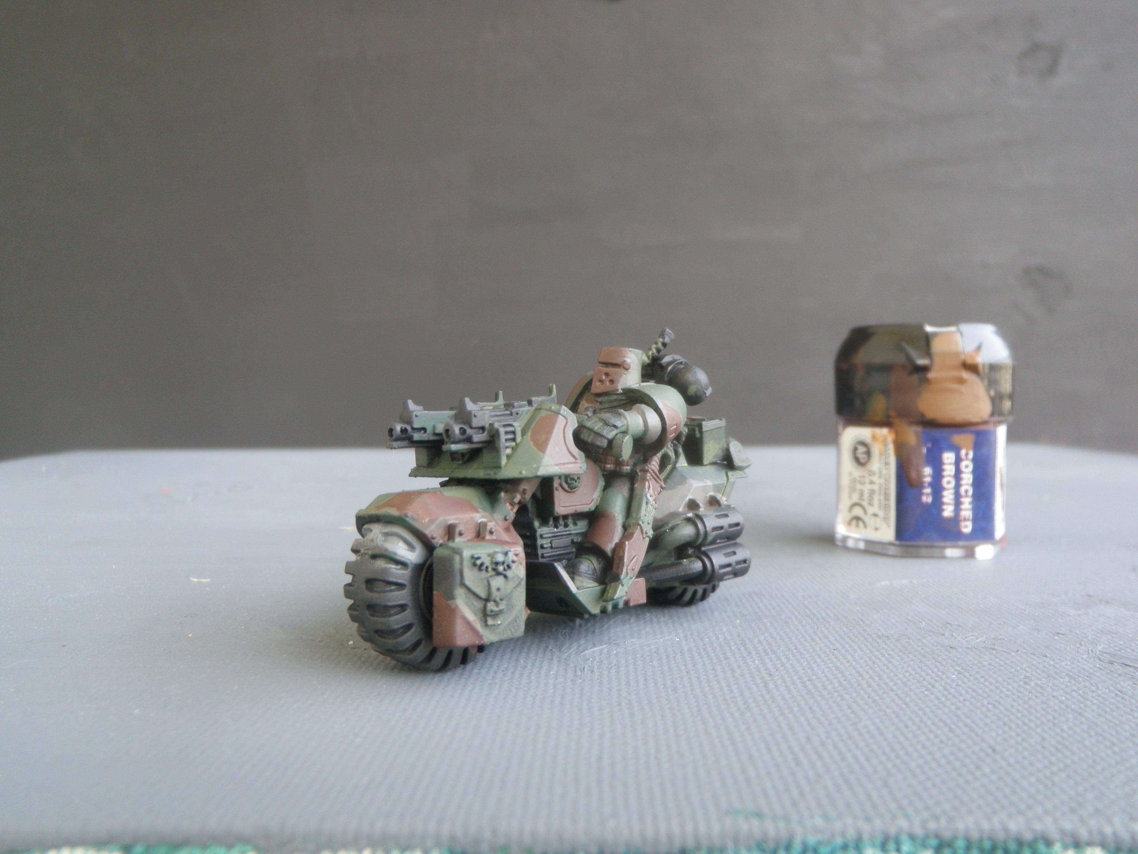 Bike, Camouflage, Space Marines