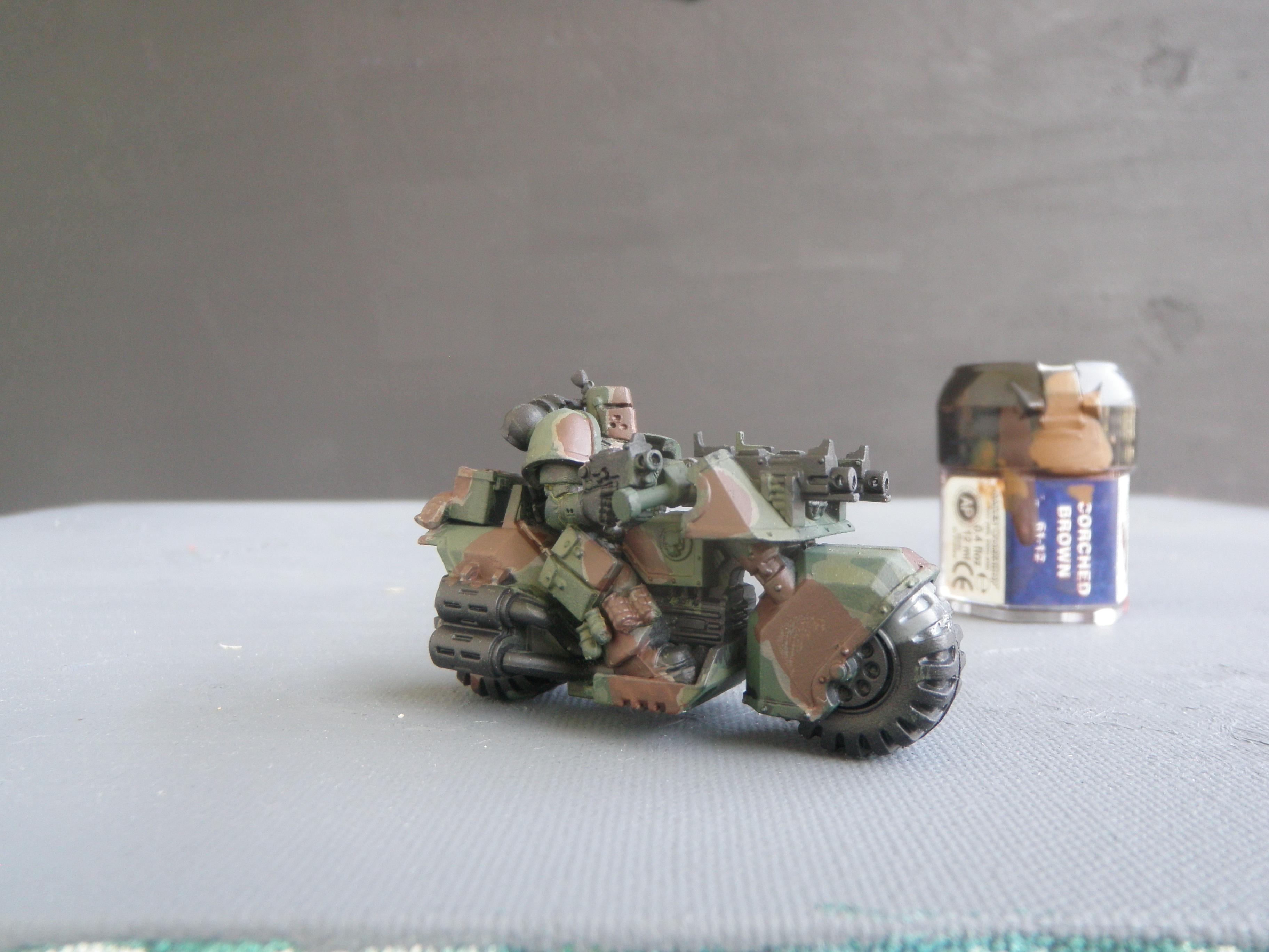 Bike, Camouflage, Space Marines