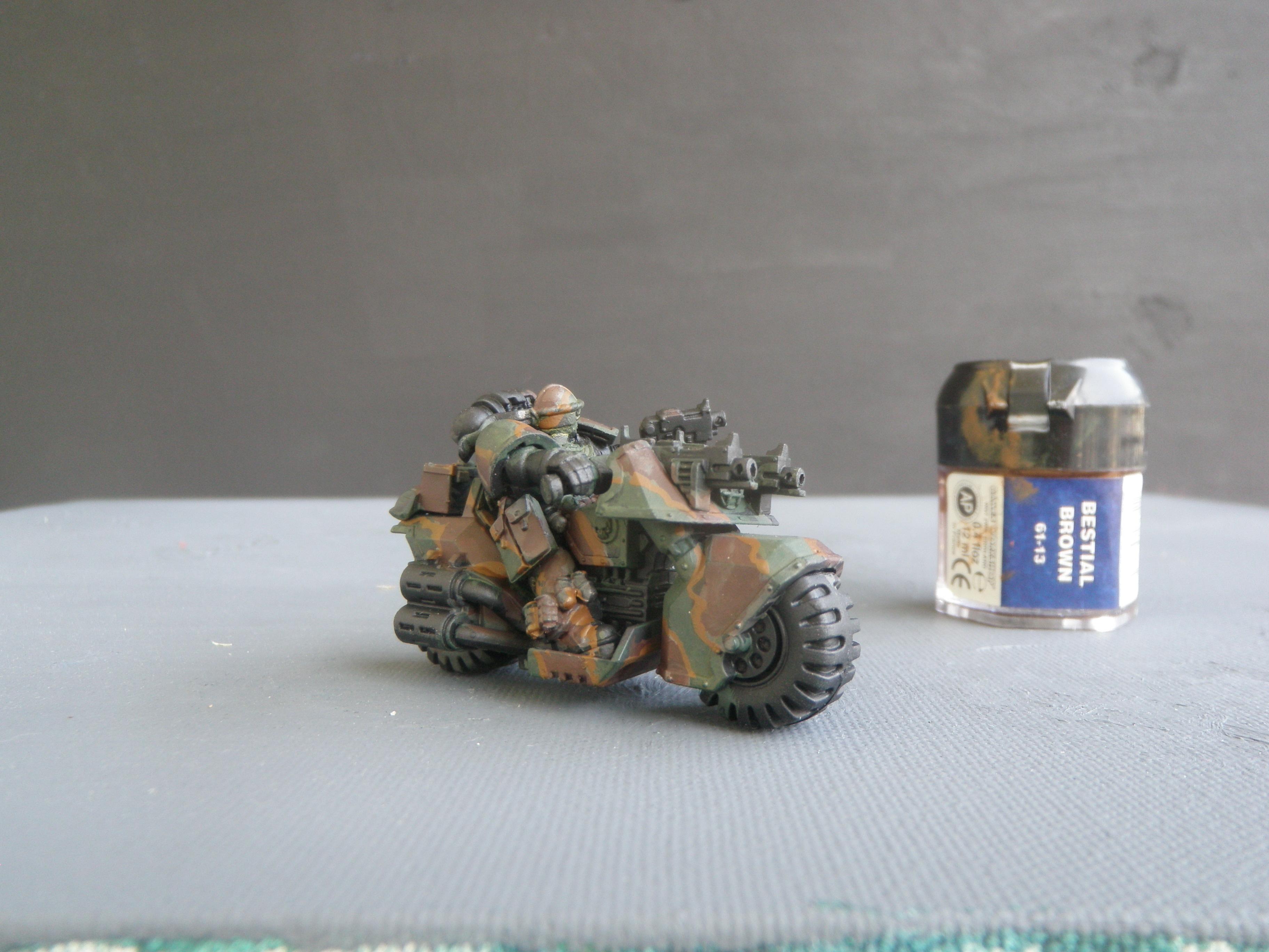 Bike, Camouflage, Space Marines