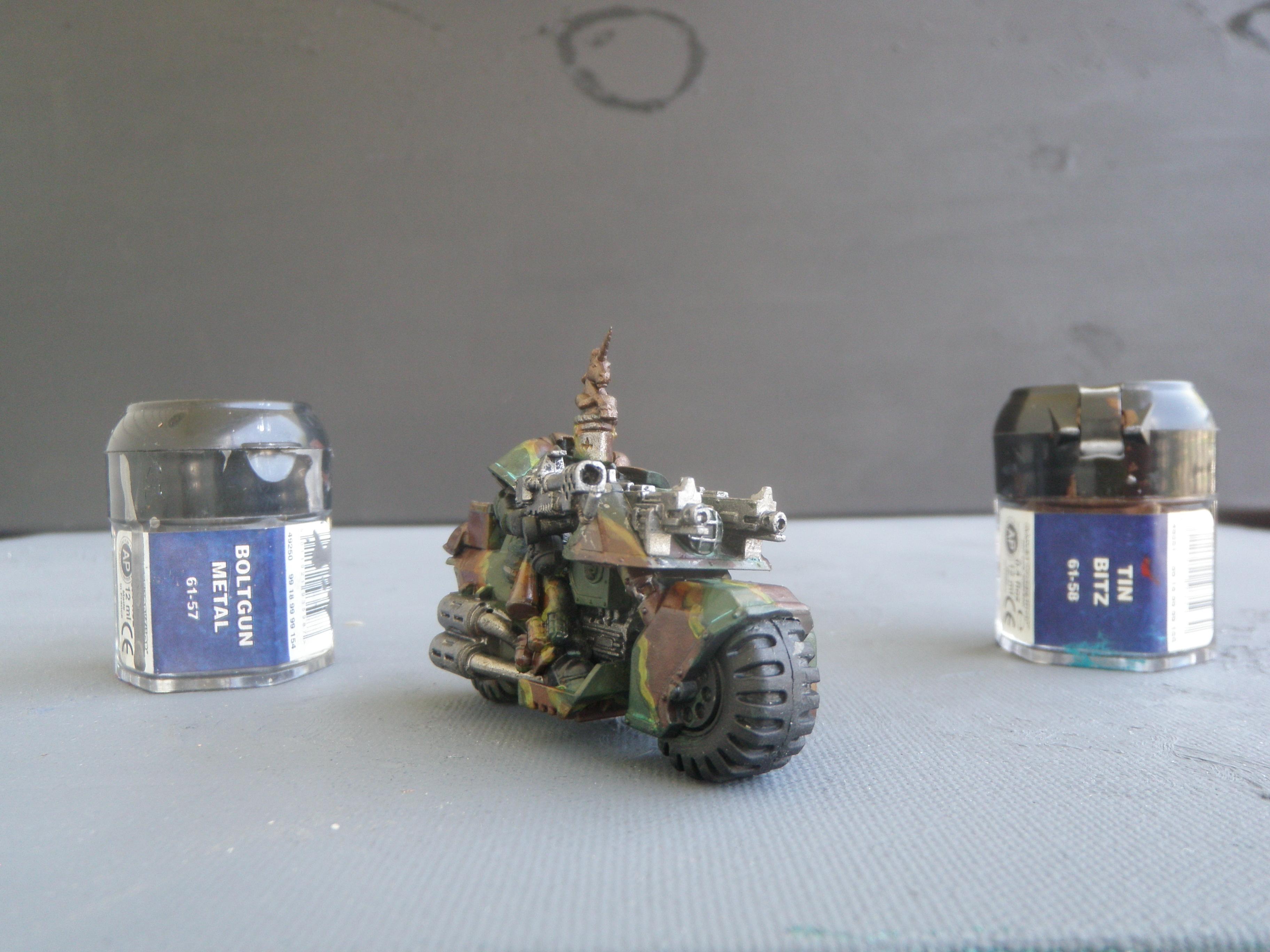 Bike, Camouflage, Space Marines