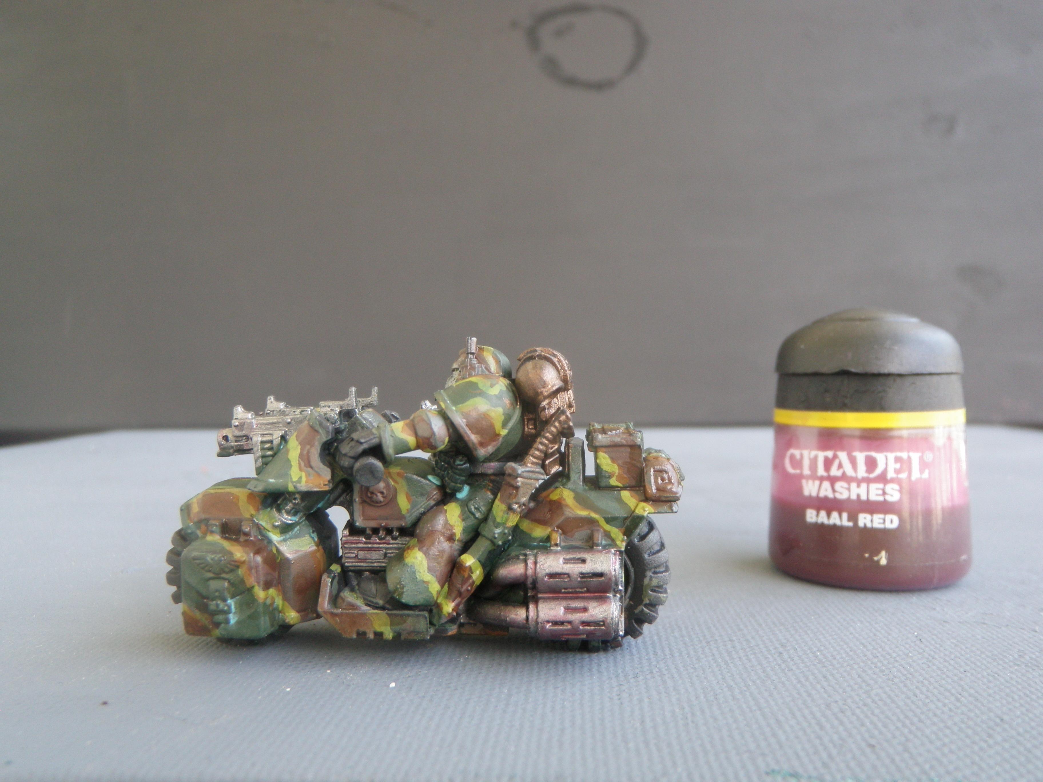 Bike, Camouflage, Space Marines