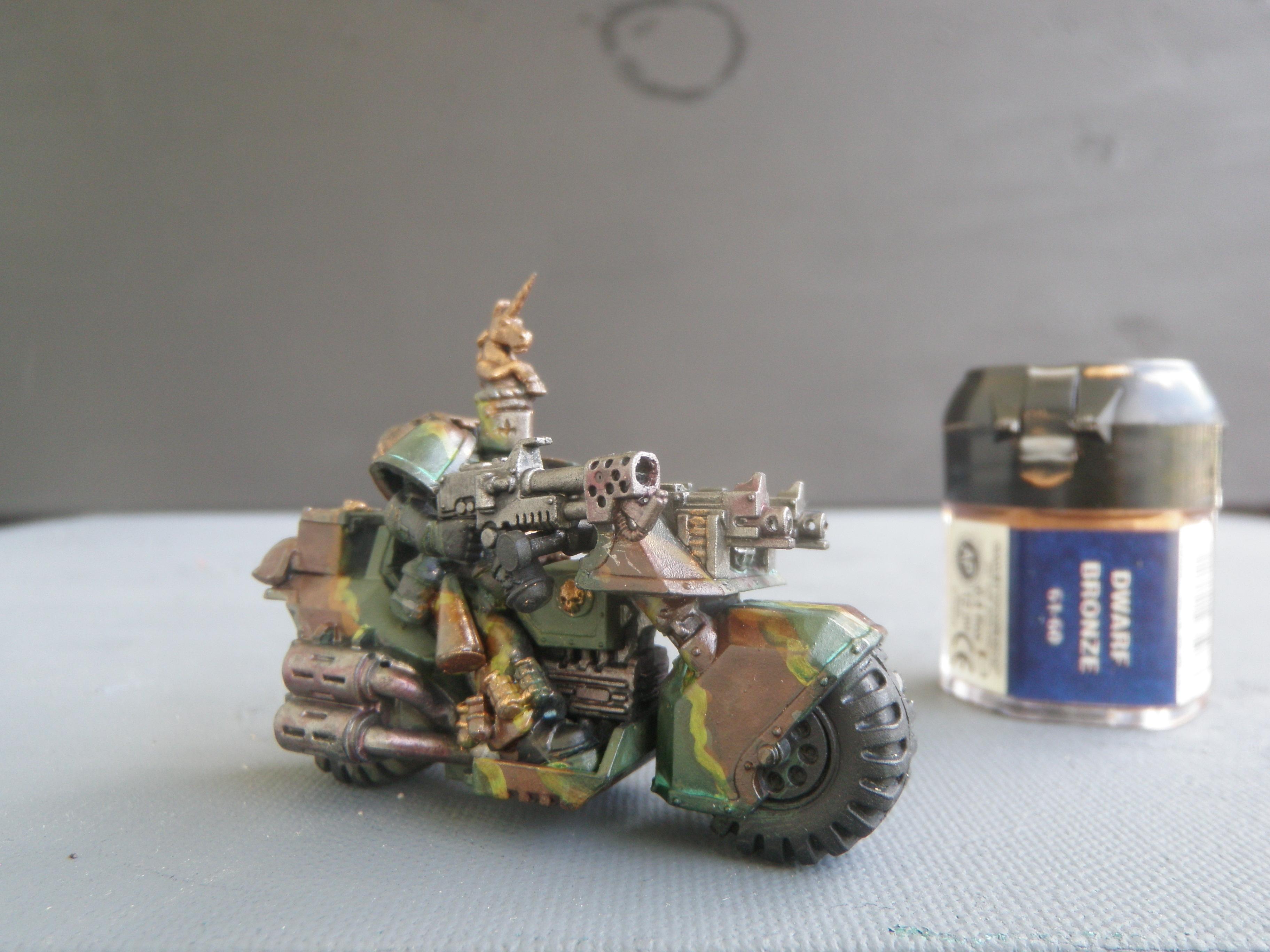 Bike, Camouflage, Space Marines