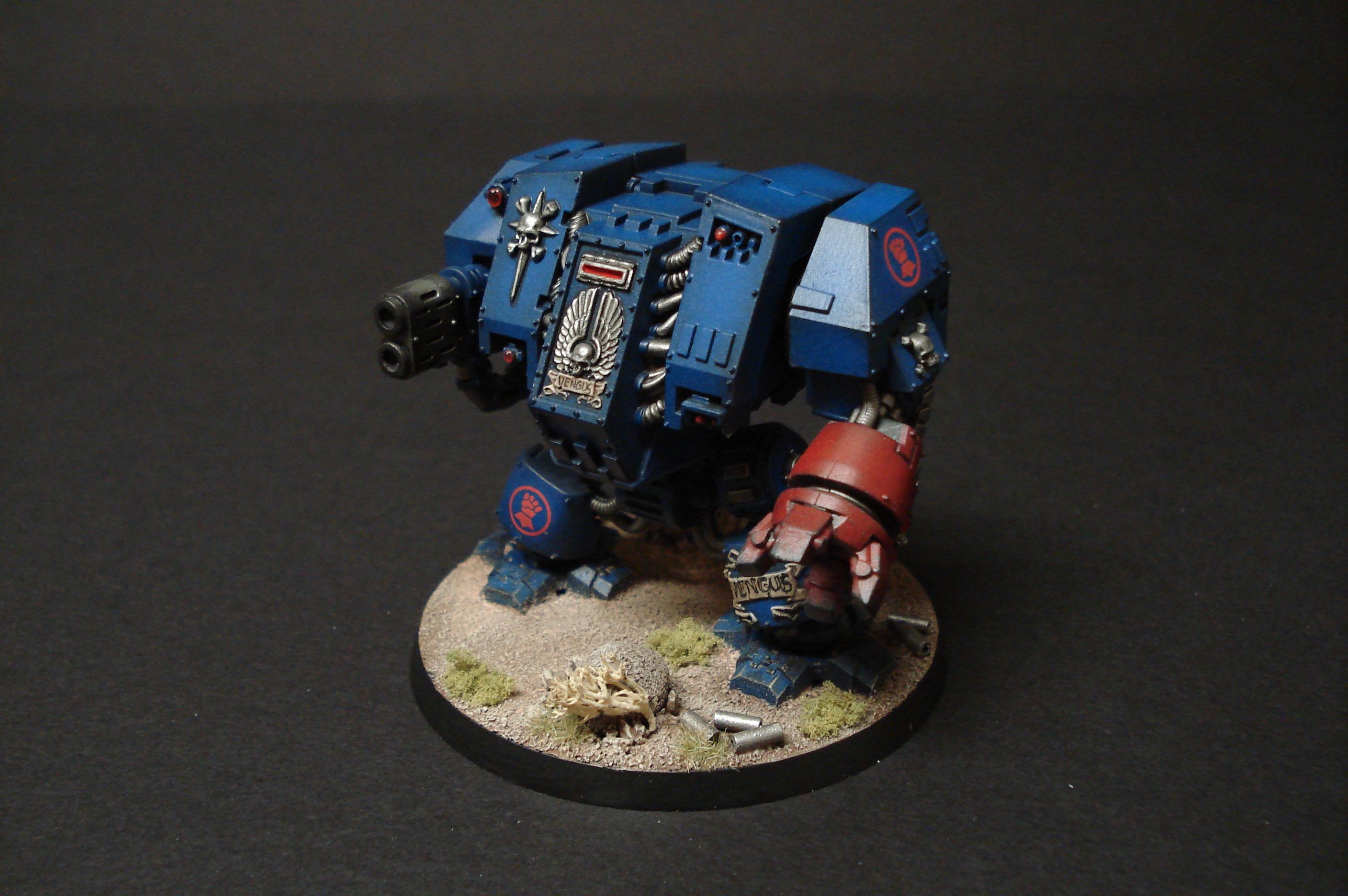 Crimson Fists, Dreadnought, Space Marines, Warhammer 40,000