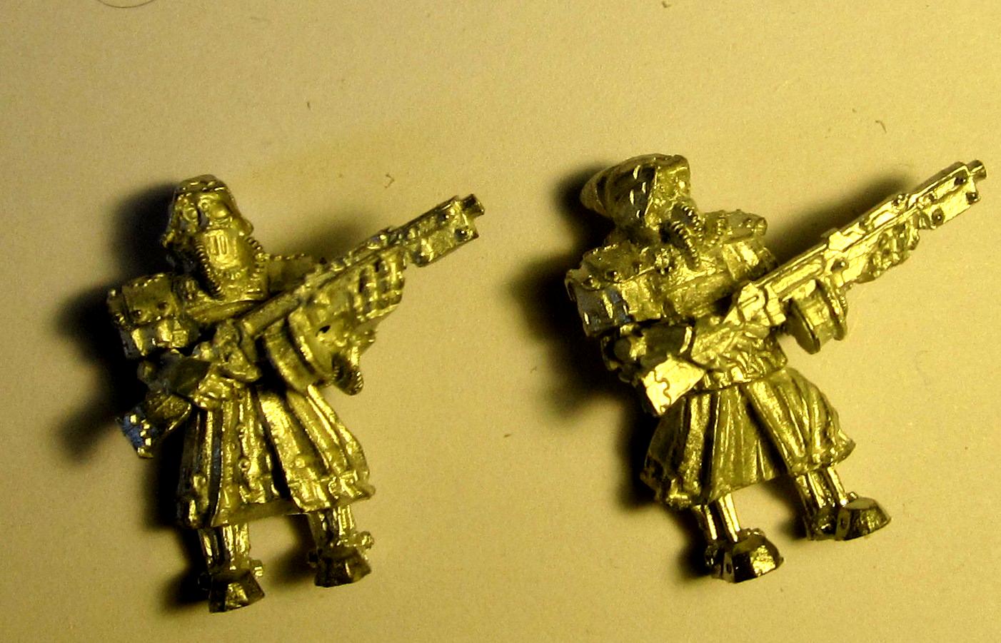 Adeptus Mechanicus, Cyborg, Greatcoats, Imperial Guard, Micro Art Studio, Shock Troops, Skitarii, Tech Guard