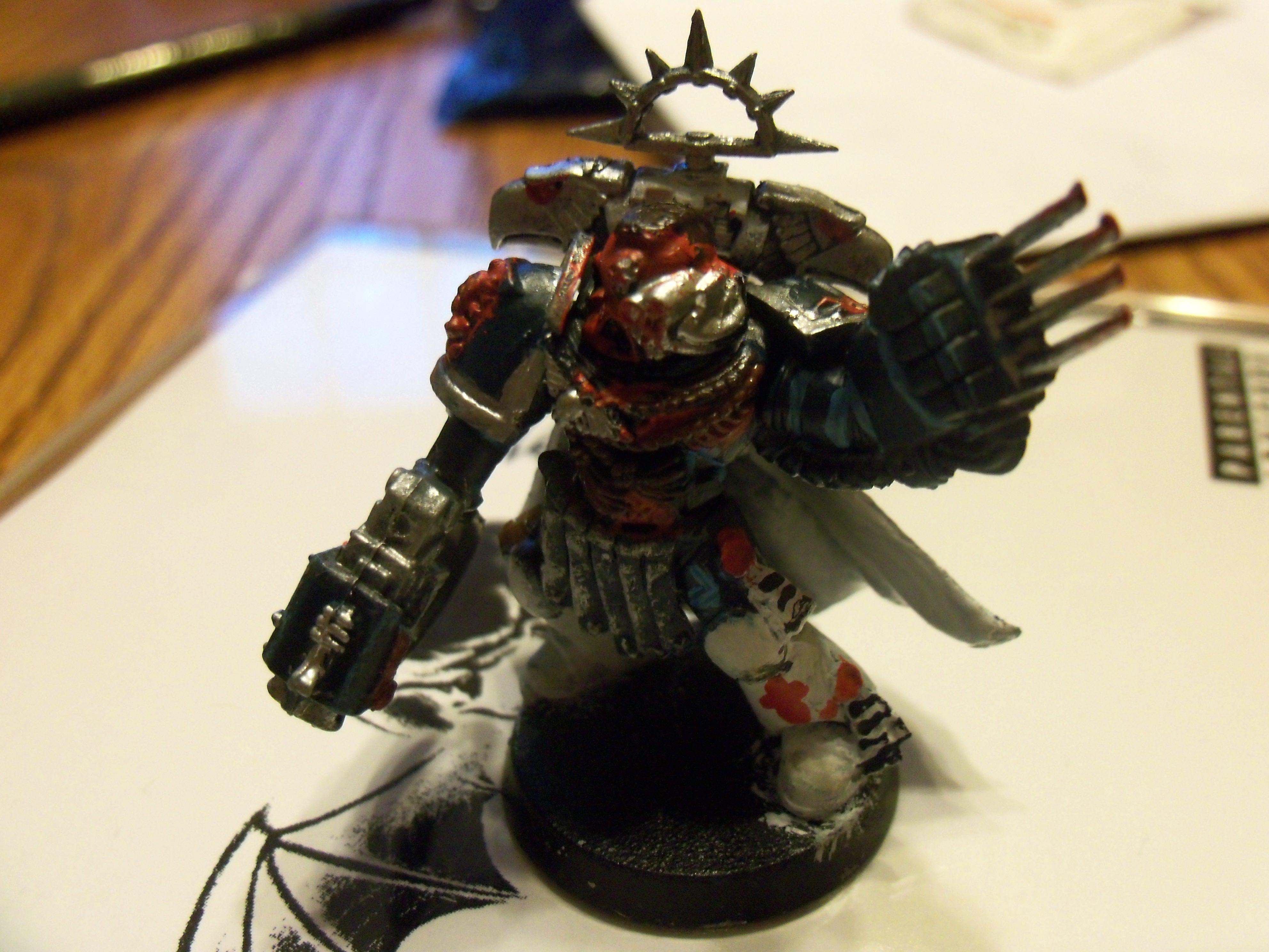 Bolter, Captain, Claw, Halo, Headquarters, Iron, Lightning, Space, Space Marines, Storm