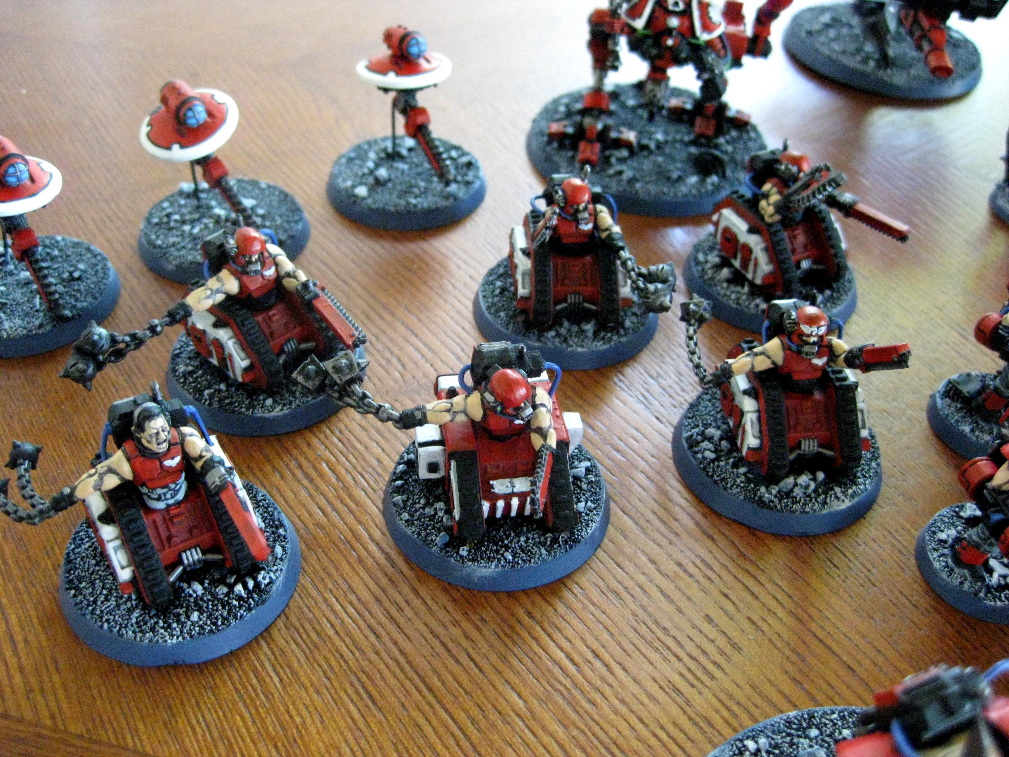 Adeptus Mechanicus, Chaos Daemons, Conversion, Daemons, Fiends, Imperial Guard, Servitors, Tau