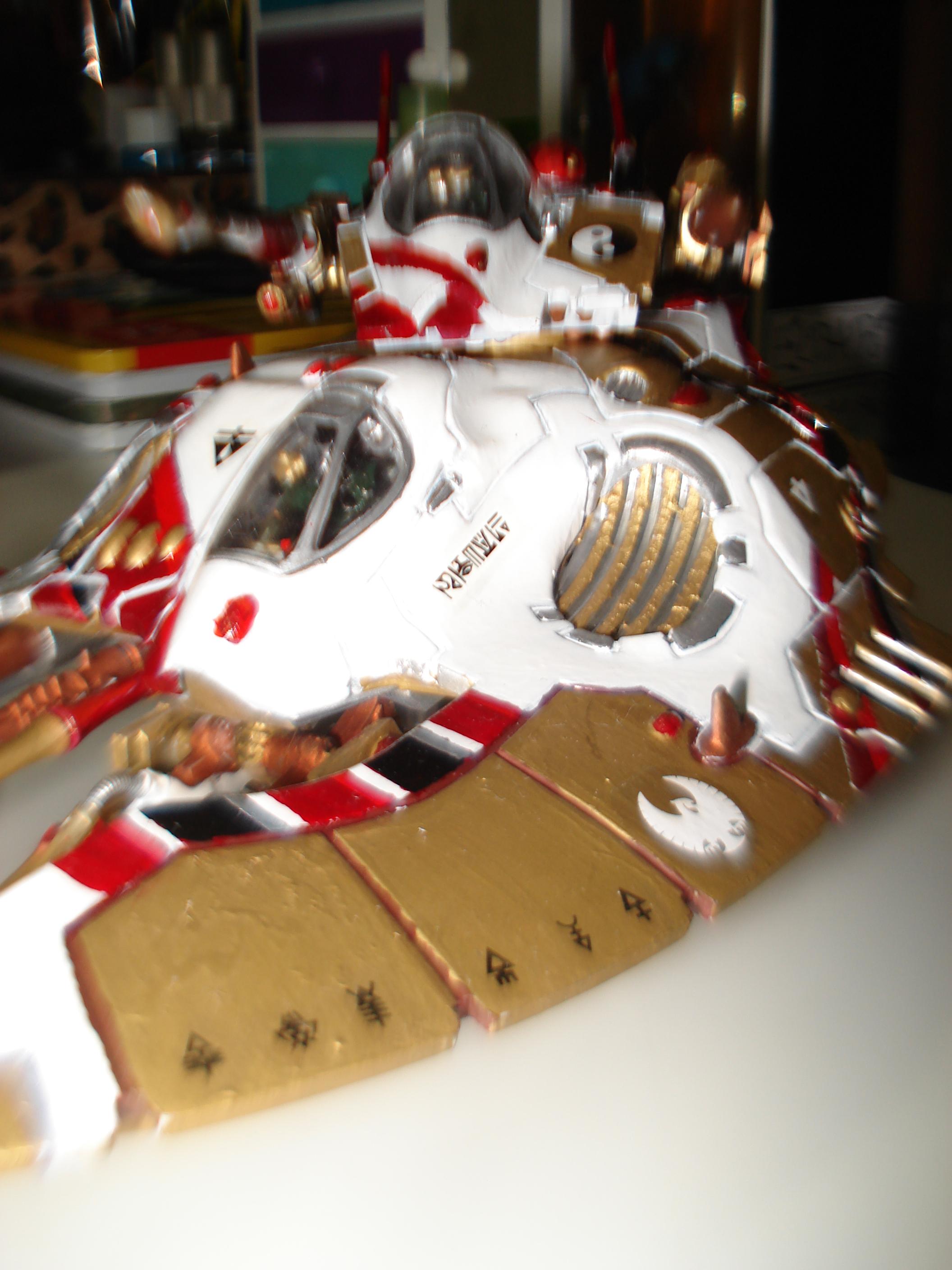 Conversion, Eldar, Falcon, Gold, Grav Tank, Project, Red