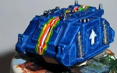 Epic, Rainbow Warriors, Rhino, Space Marines