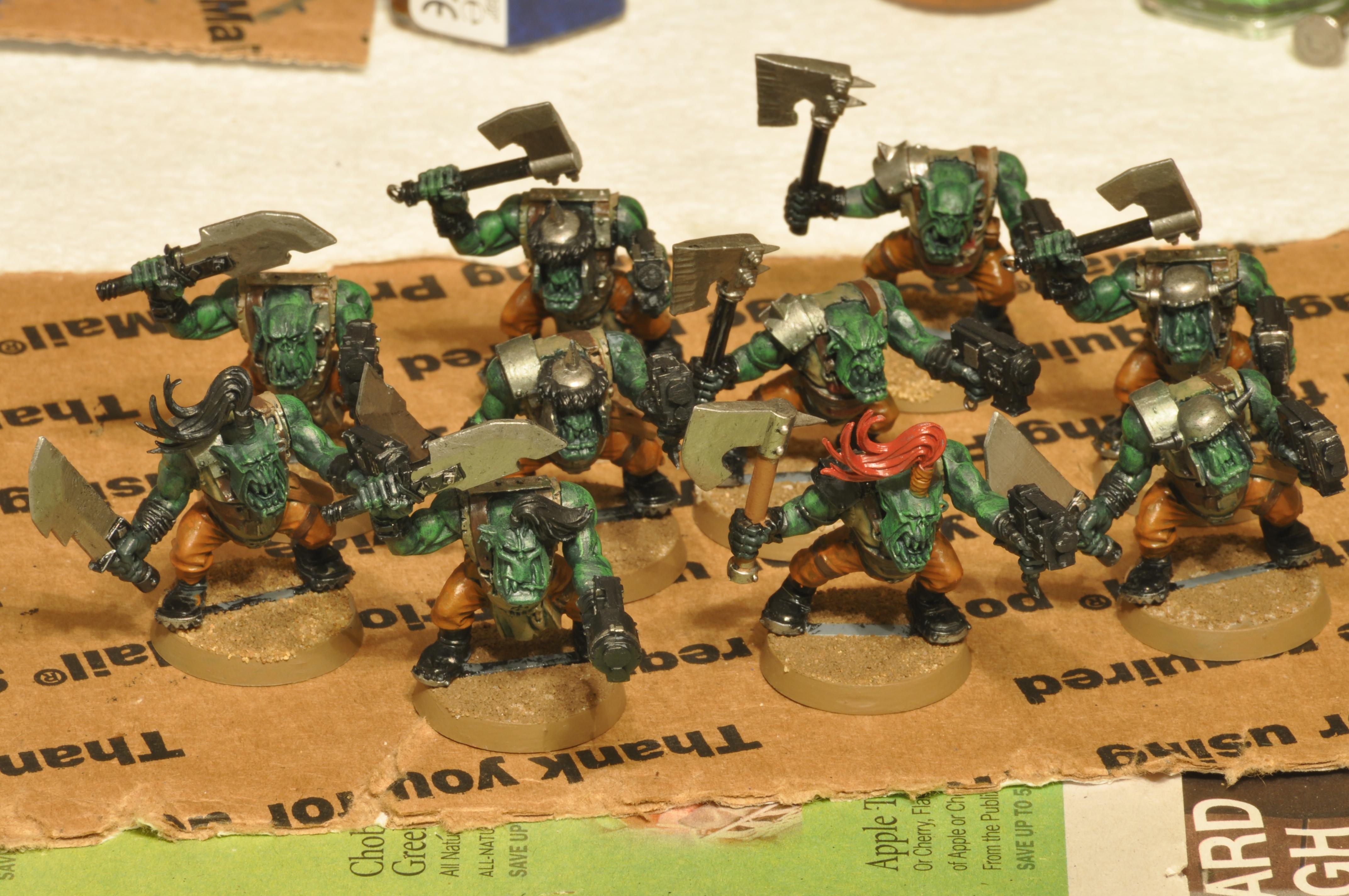 Ork Boyz, Orks, Ork Boyz Progress Phase 5