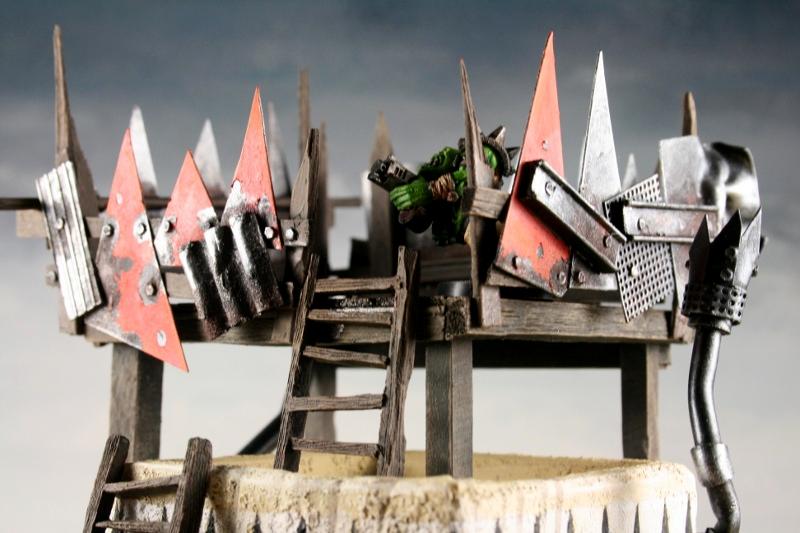 Orks, Terrain, A more detailed style of stucco Ork structure