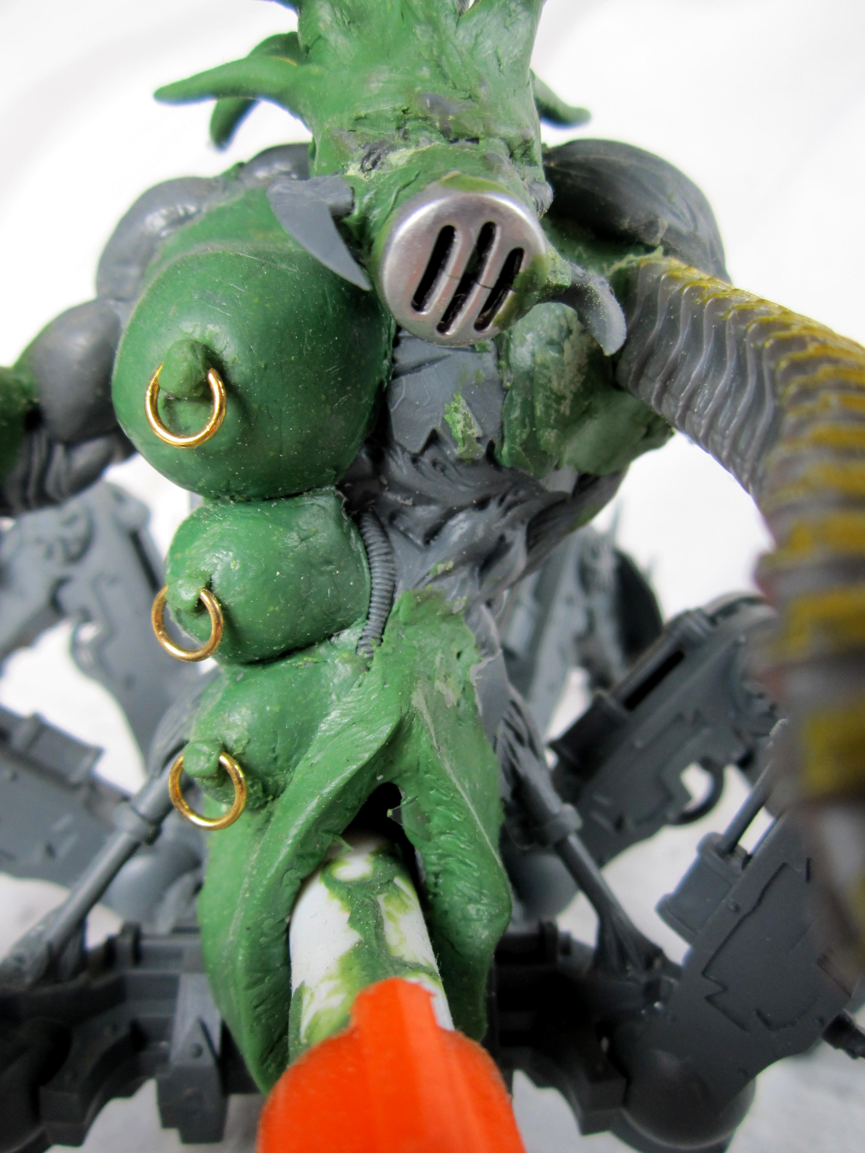 Chaos Daemons, Conversion, Greenstuff, Slaanesh, Solugrinder, Warhammer 40,000