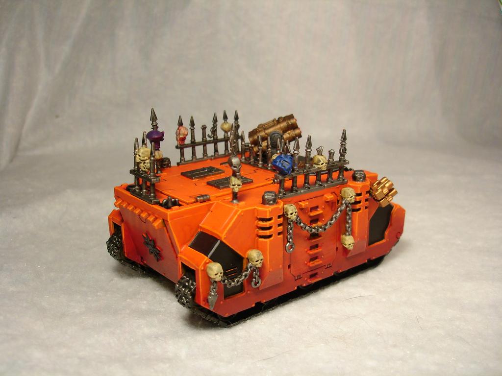 Berserkers, Chaos, Pyre, Rhino, Space Marines