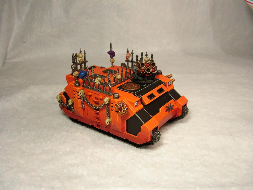 Berserkers, Chaos, Pyre, Rhino, Space Marines