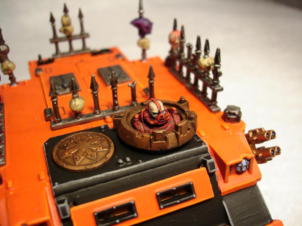 Berserkers, Chaos, Pyre, Rhino, Space Marines