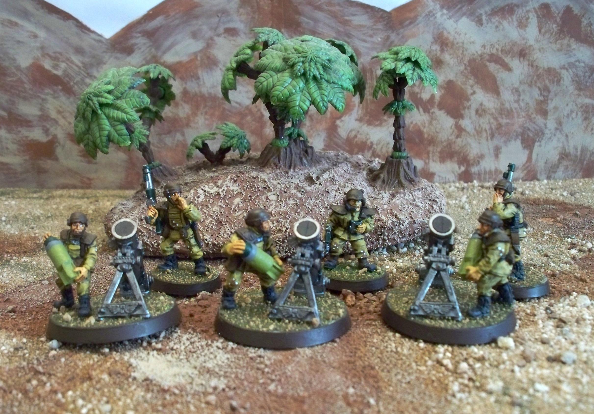 Imperial, Imperial Guard, Infantry, Mortars, Warhammer 40,000