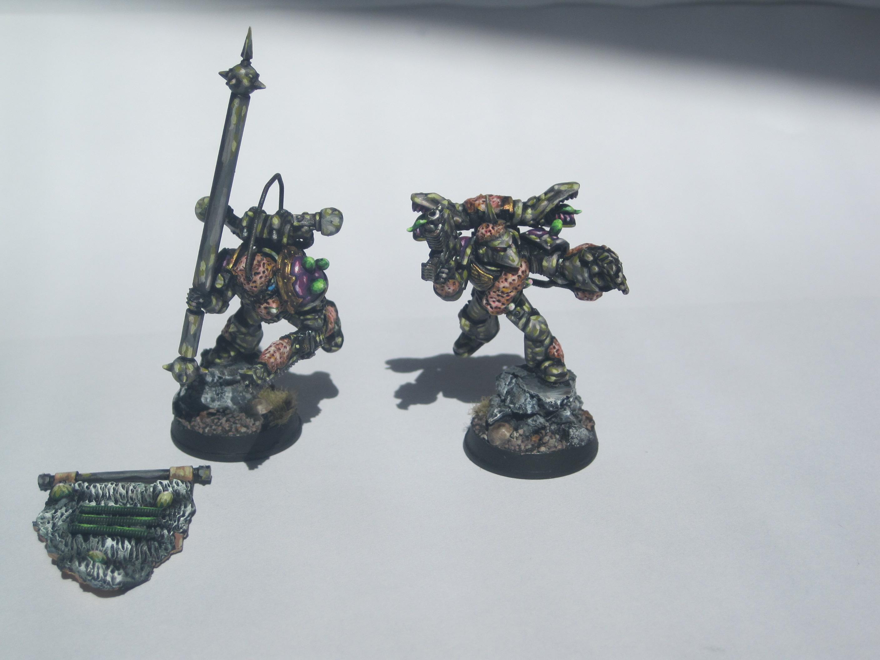 Albinoork, Chaos Space Marines, Conversion, Greenstuff, Nurgle, Warhammer 40,000
