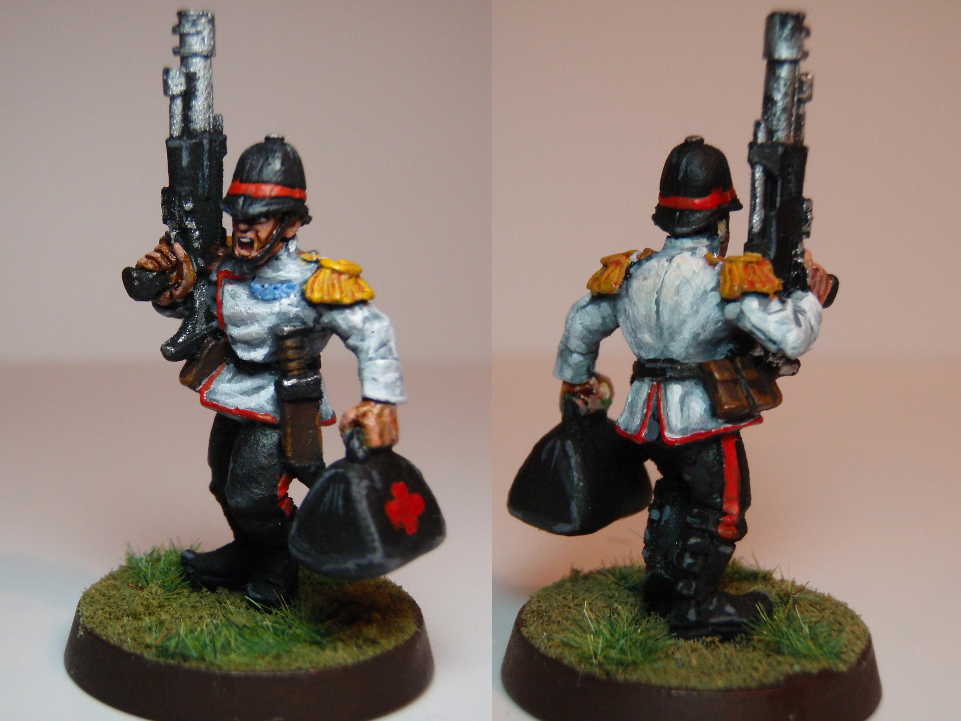 Medic (medical bag from greenstuff)